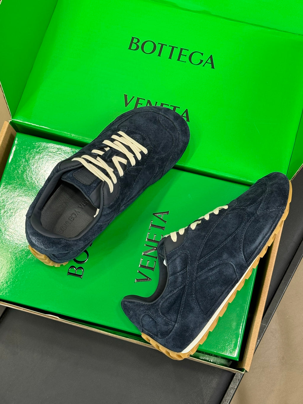Bottega Veneta Black & Green Designer Shoes EU 35-45 Edition 9 - detail image 4