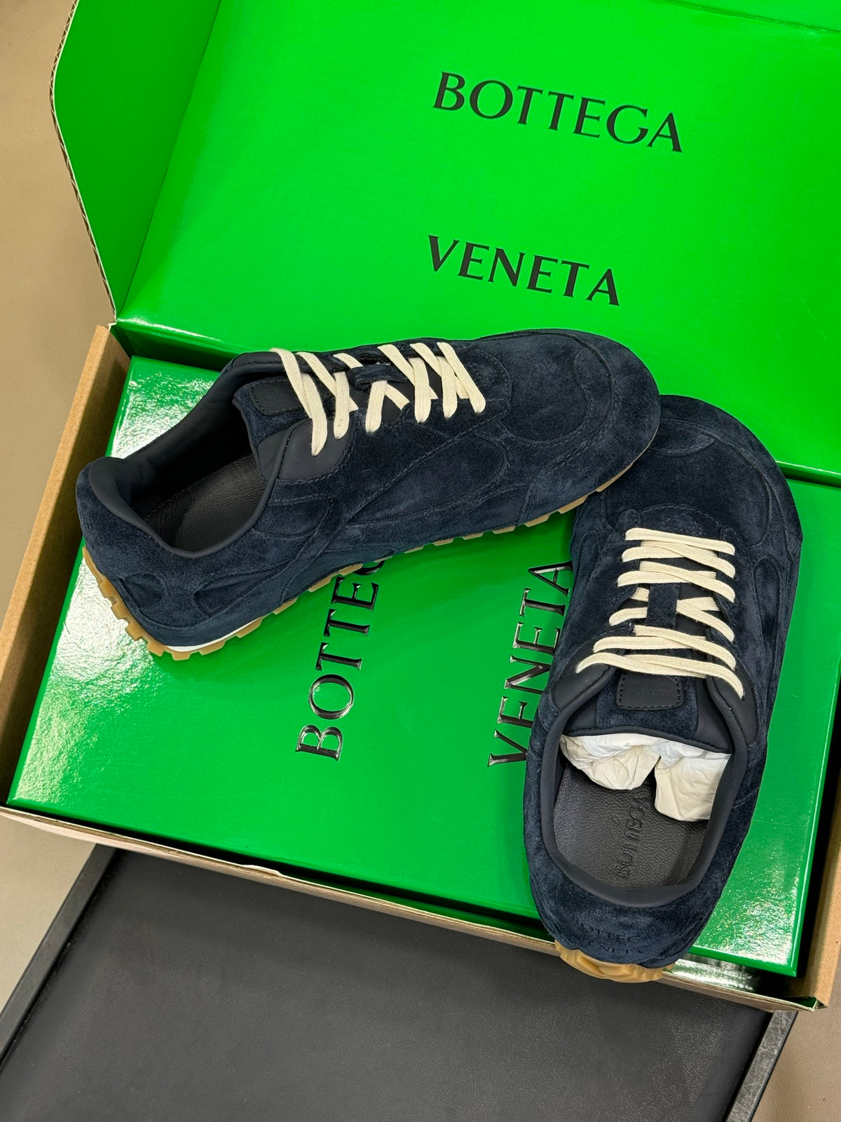 Bottega Veneta Black & Green Designer Shoes EU 35-45 Edition 9 - detail image 3