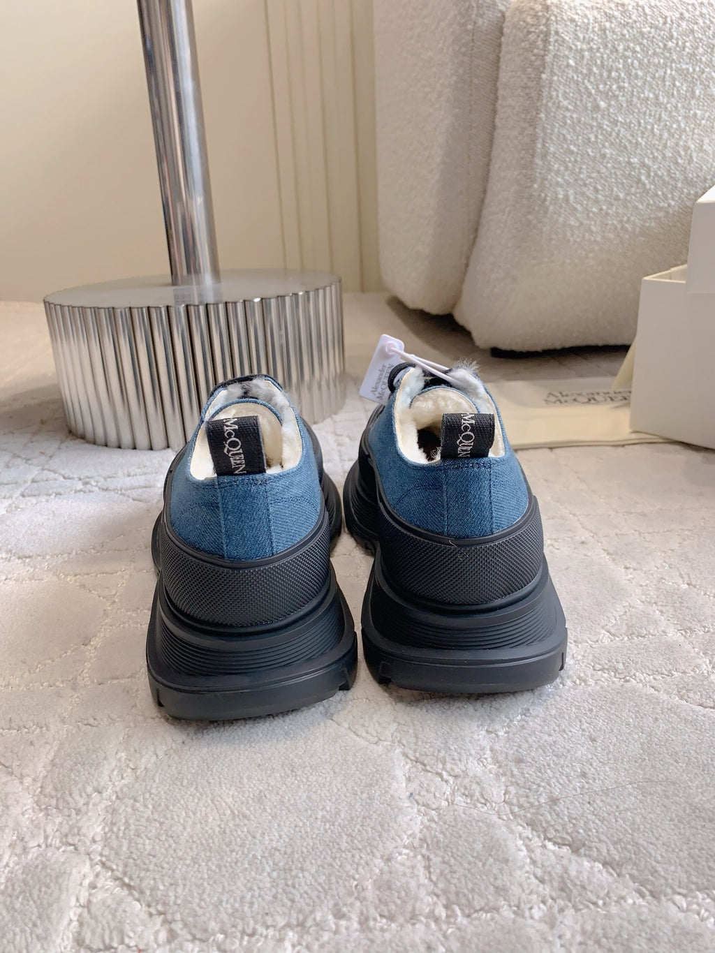 Alexander McQueen Black & Blue Designer Shoes EU 35-39 Edition 3 - detail image 5