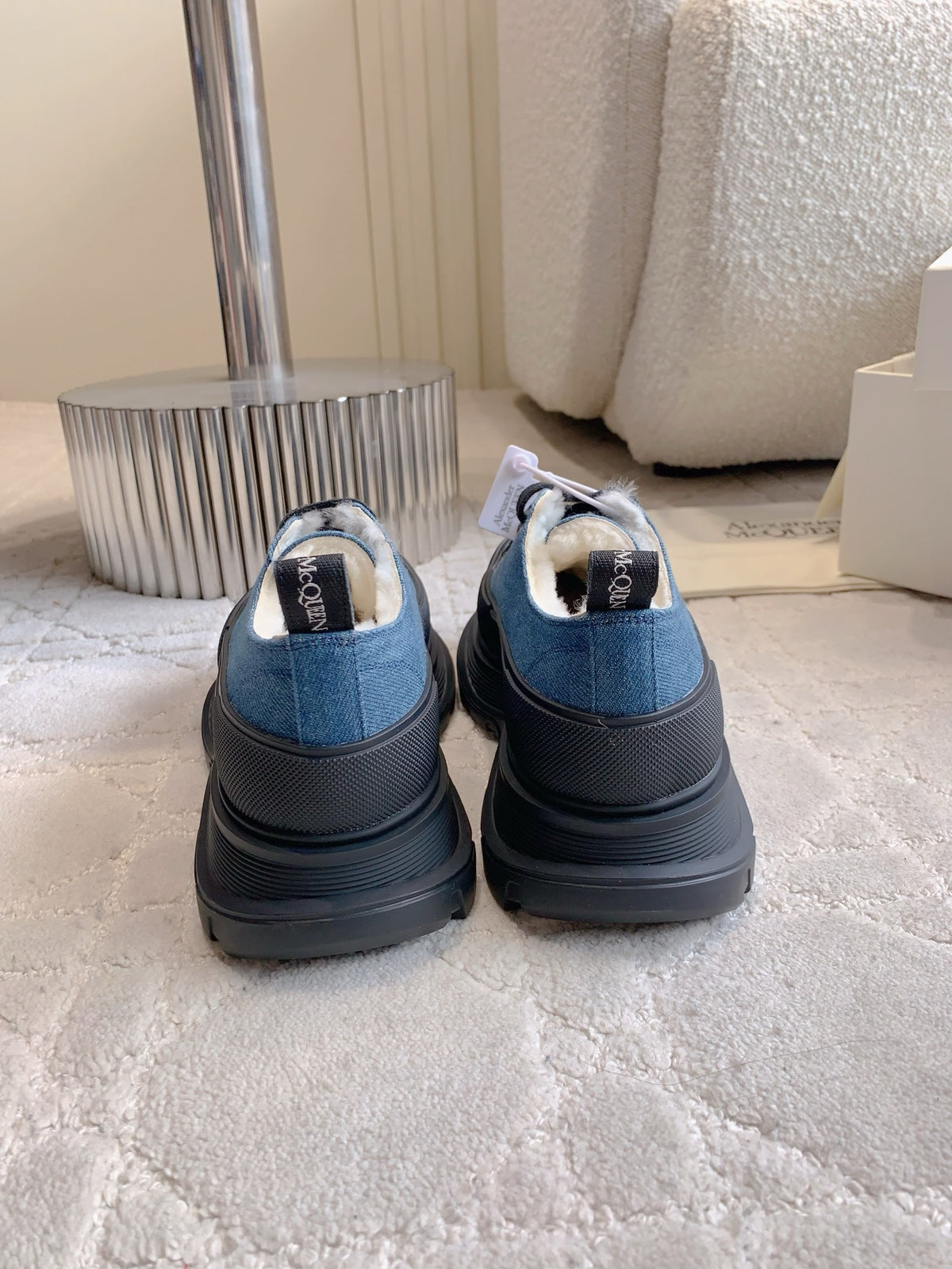 Alexander McQueen Black & Blue Designer Shoes EU 35-39 Edition 3 - detail image 5