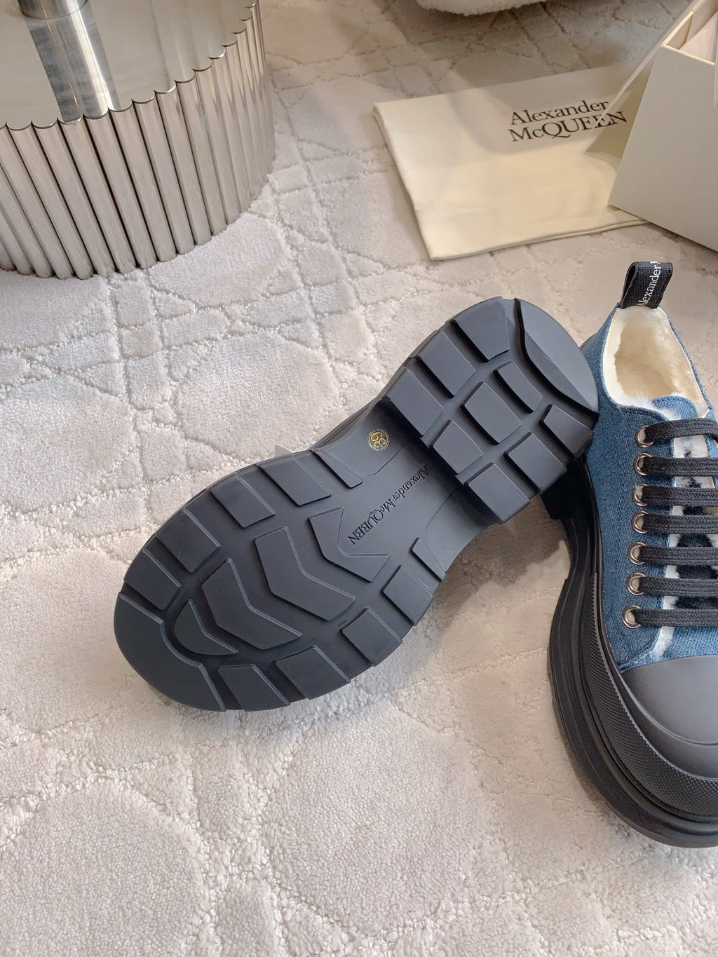 Alexander McQueen Black & Blue Designer Shoes EU 35-39 Edition 3 - detail image 6