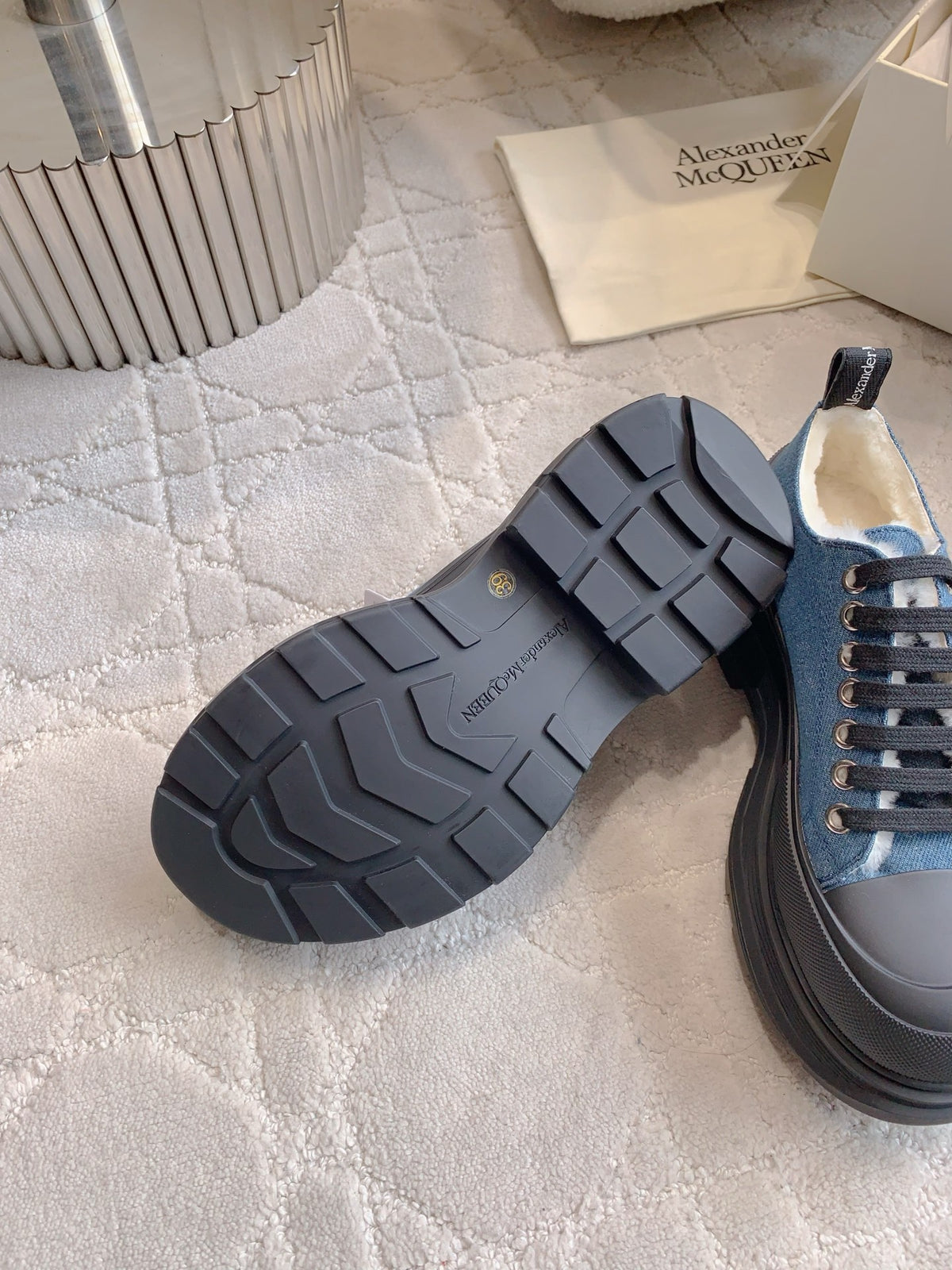 Alexander McQueen Black & Blue Designer Shoes EU 35-39 Edition 3 - detail image 6