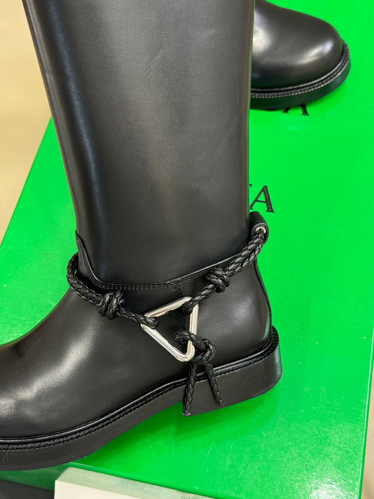 Bottega Veneta Black & Green Boots EU 35-41 Edition 2 - detail image 7