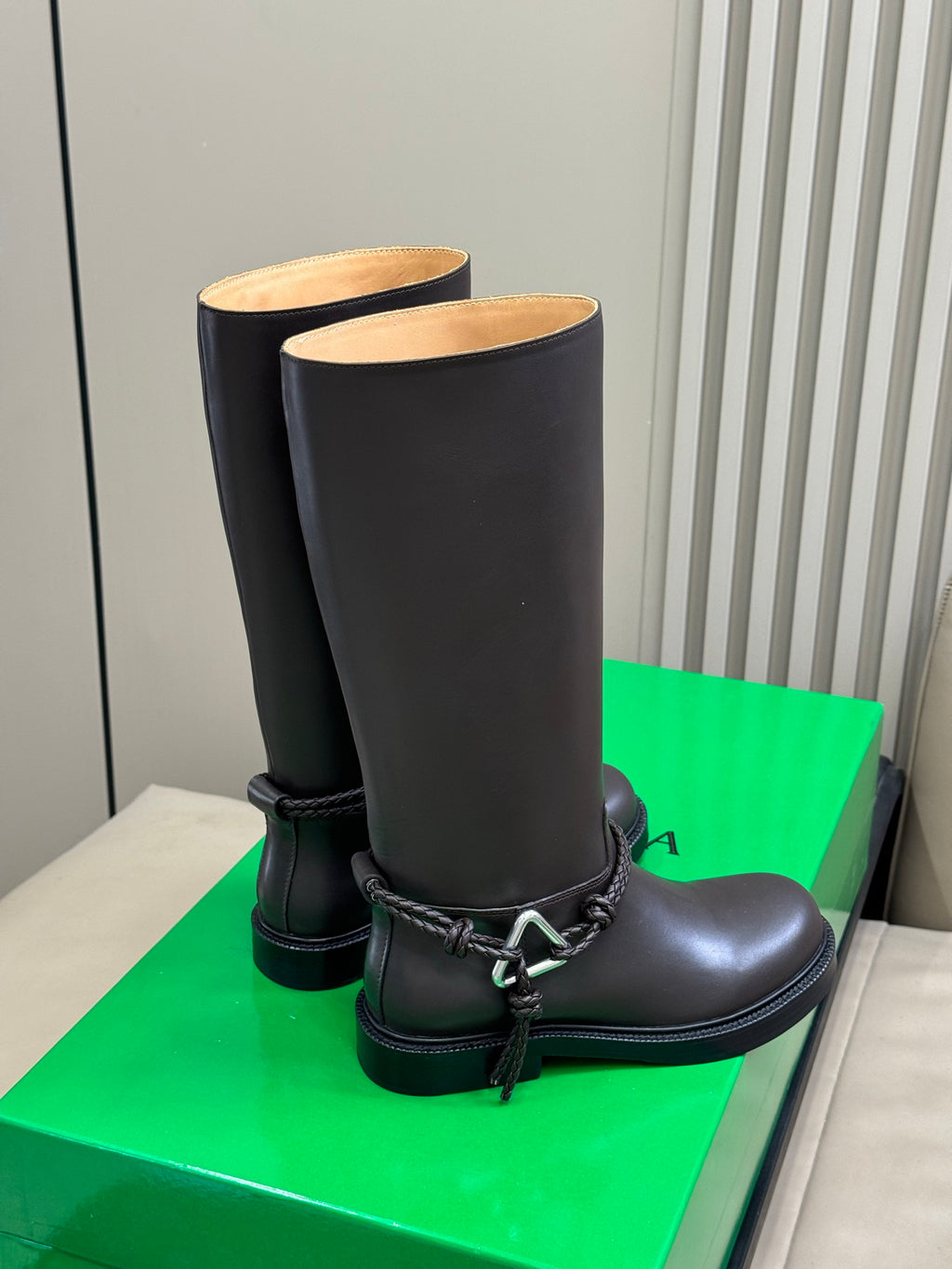 Bottega Veneta Black & Green Designer Shoes EU 35-41 Edition 8 - detail image 4