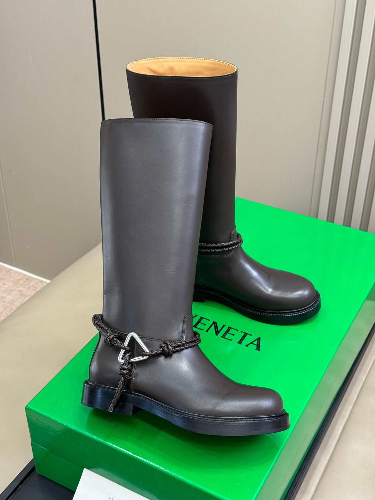 Bottega Veneta Black & Green Designer Shoes EU 35-41 Edition 8 - detail image 5