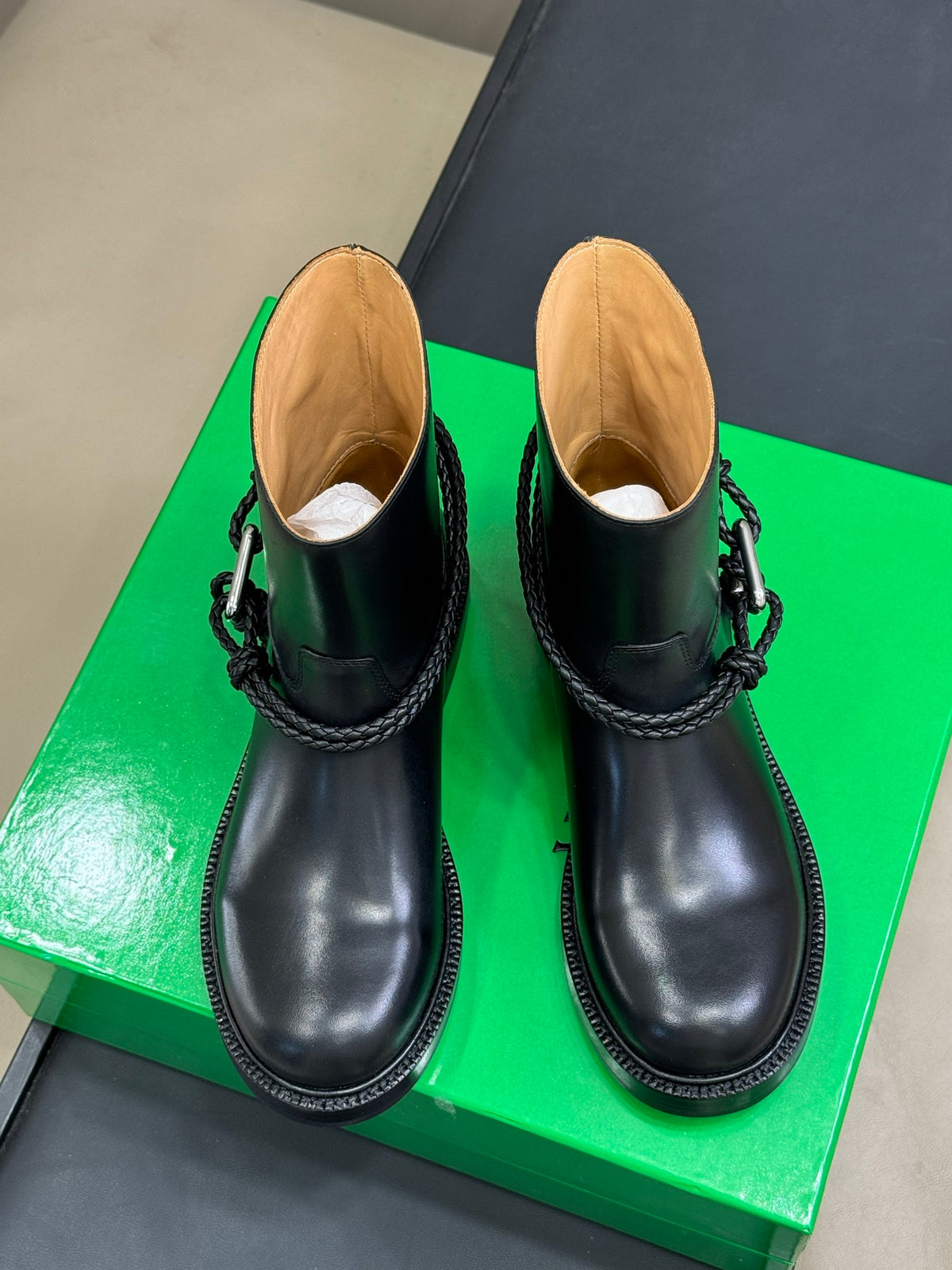 Bottega Veneta Black & Green Boots EU 35-41 Edition 3 - detail image 2