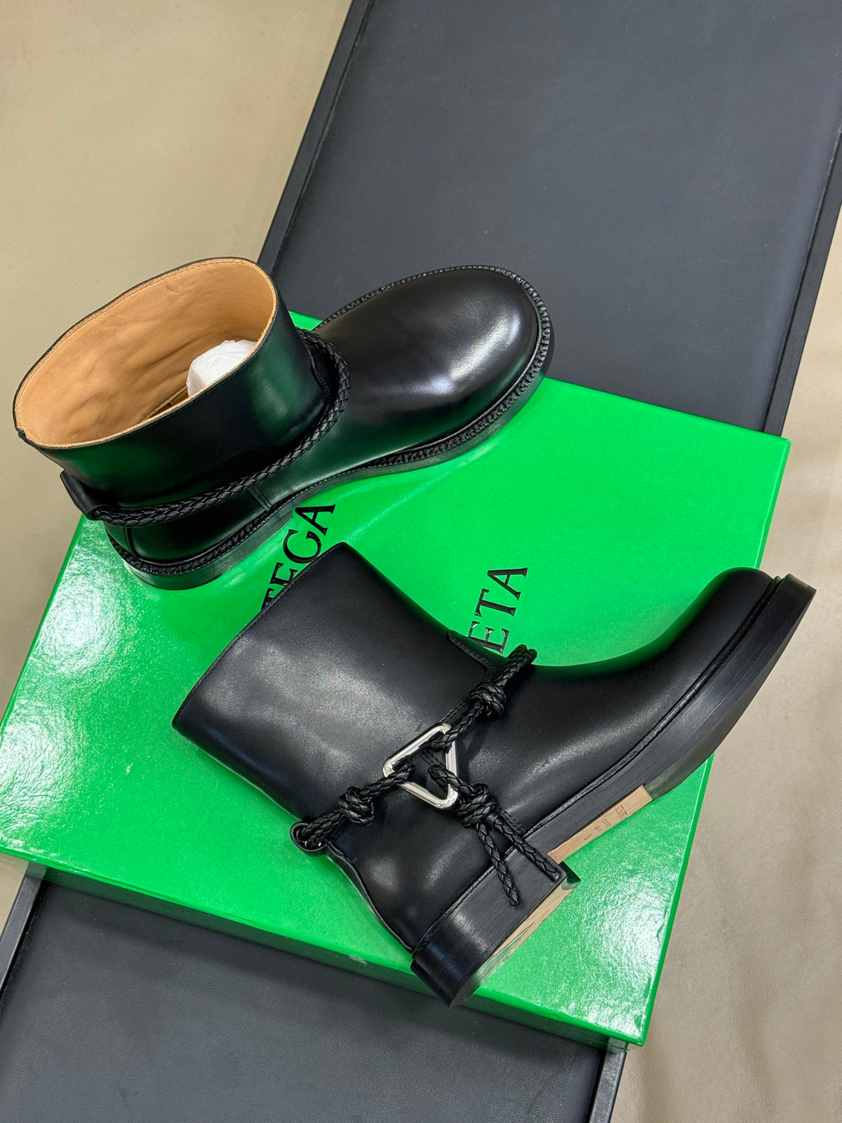 Bottega Veneta Black & Green Boots EU 35-41 Edition 3 - detail image 3