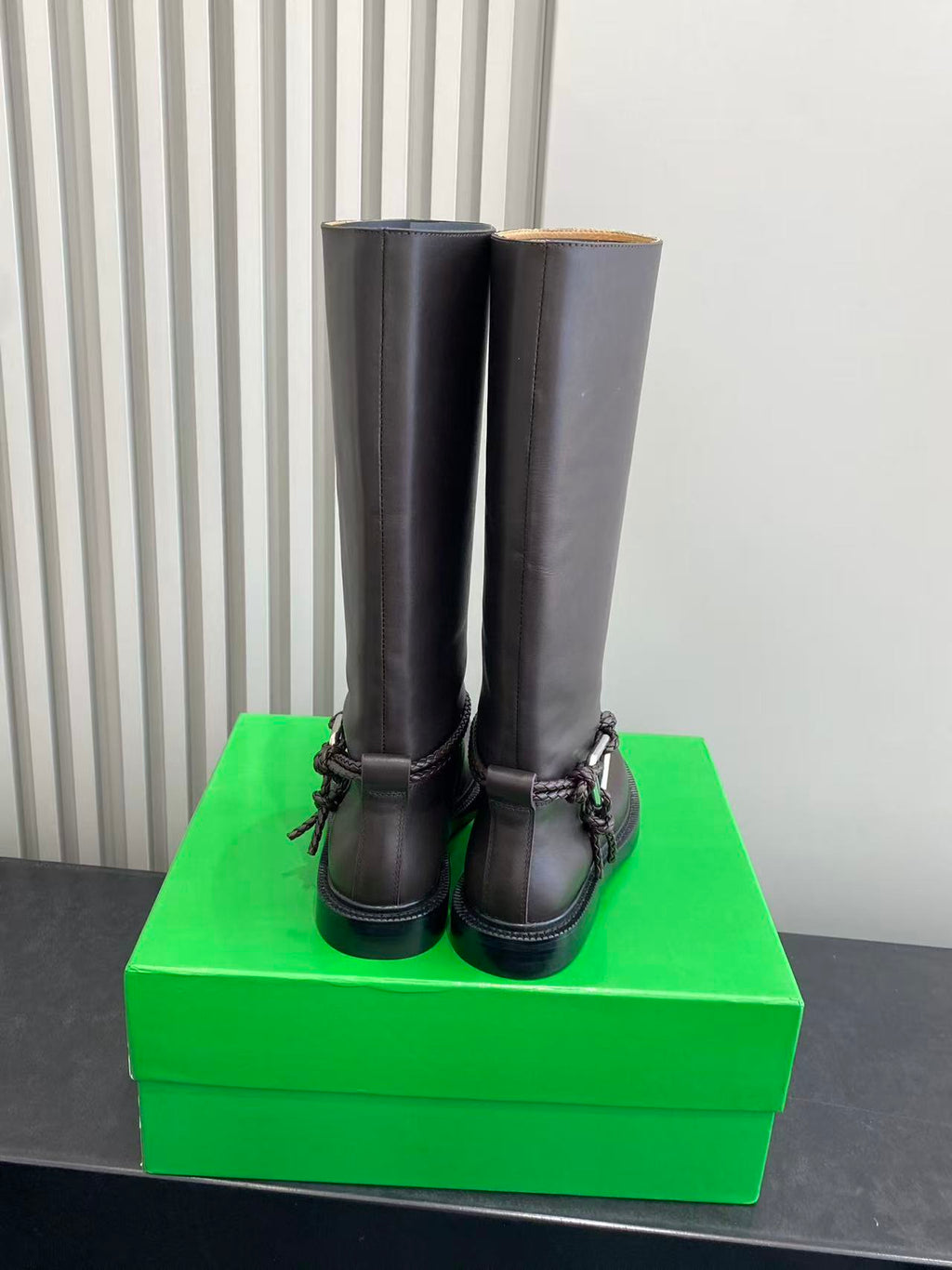 Bottega Veneta Black & Green Designer Shoes EU 35-42 Edition 11 - detail image 8