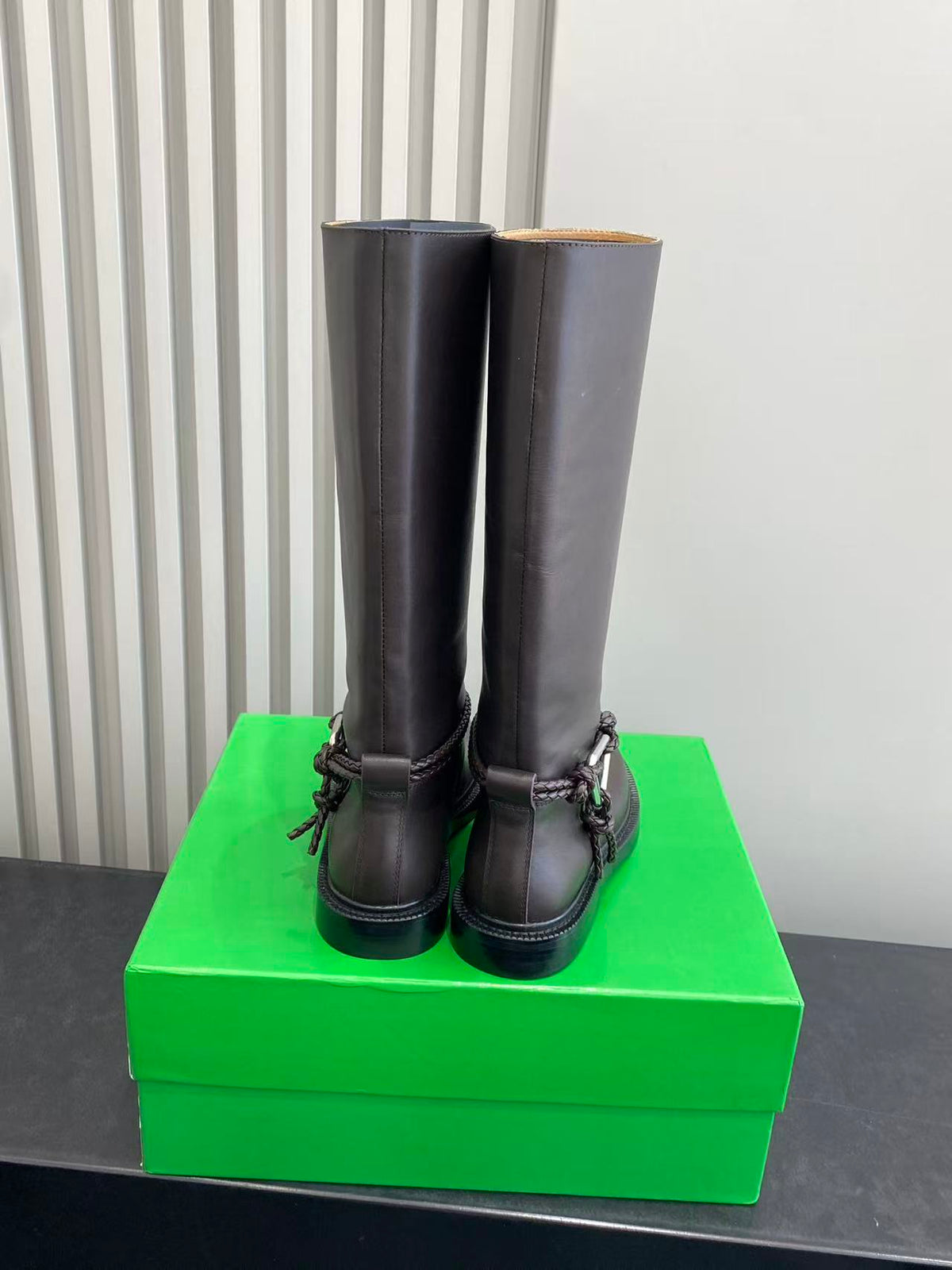 Bottega Veneta Black & Green Designer Shoes EU 35-42 Edition 11 - detail image 8