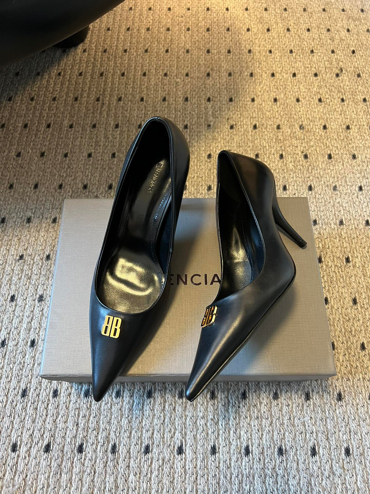 Balenciaga Black & Rose Gold Designer Shoes EU 35-41 - detail image 3