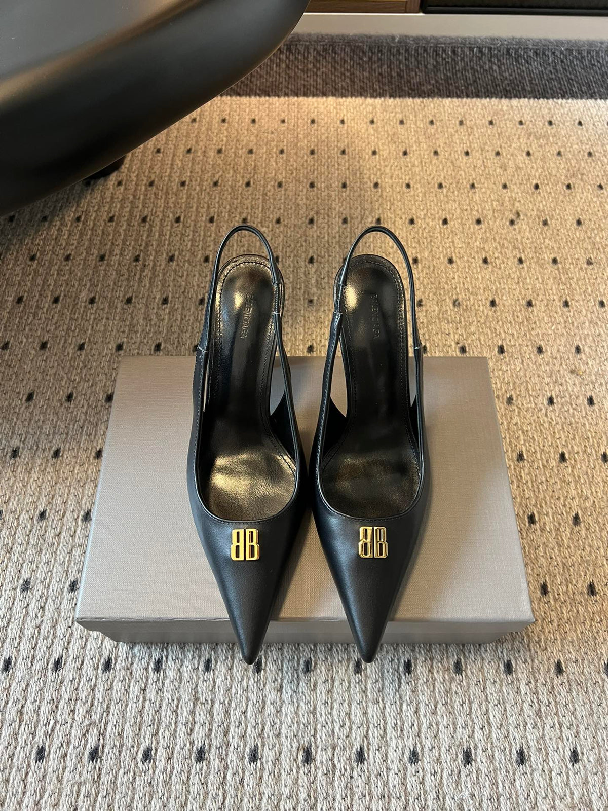Balenciaga Black & Rose Gold Designer Shoes EU 35-41 Edition 2