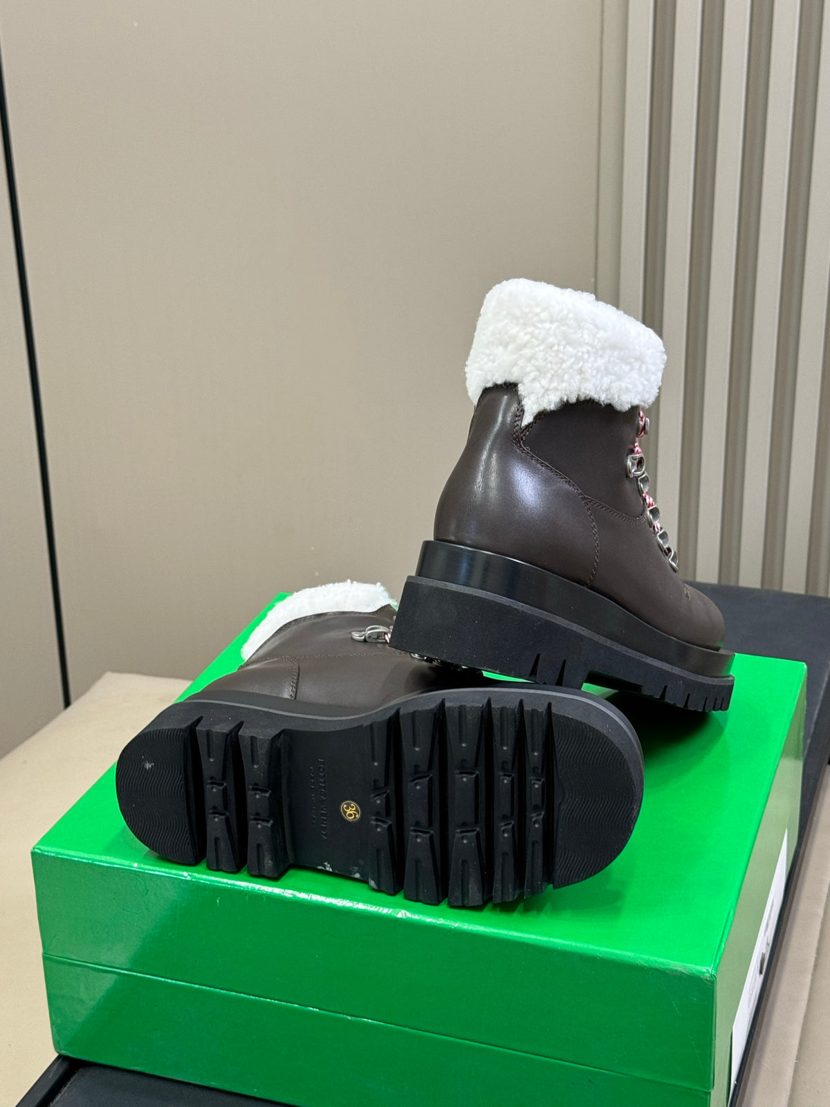 Bottega Veneta Black & Green Boots EU 35-41 Edition 4 - detail image 6