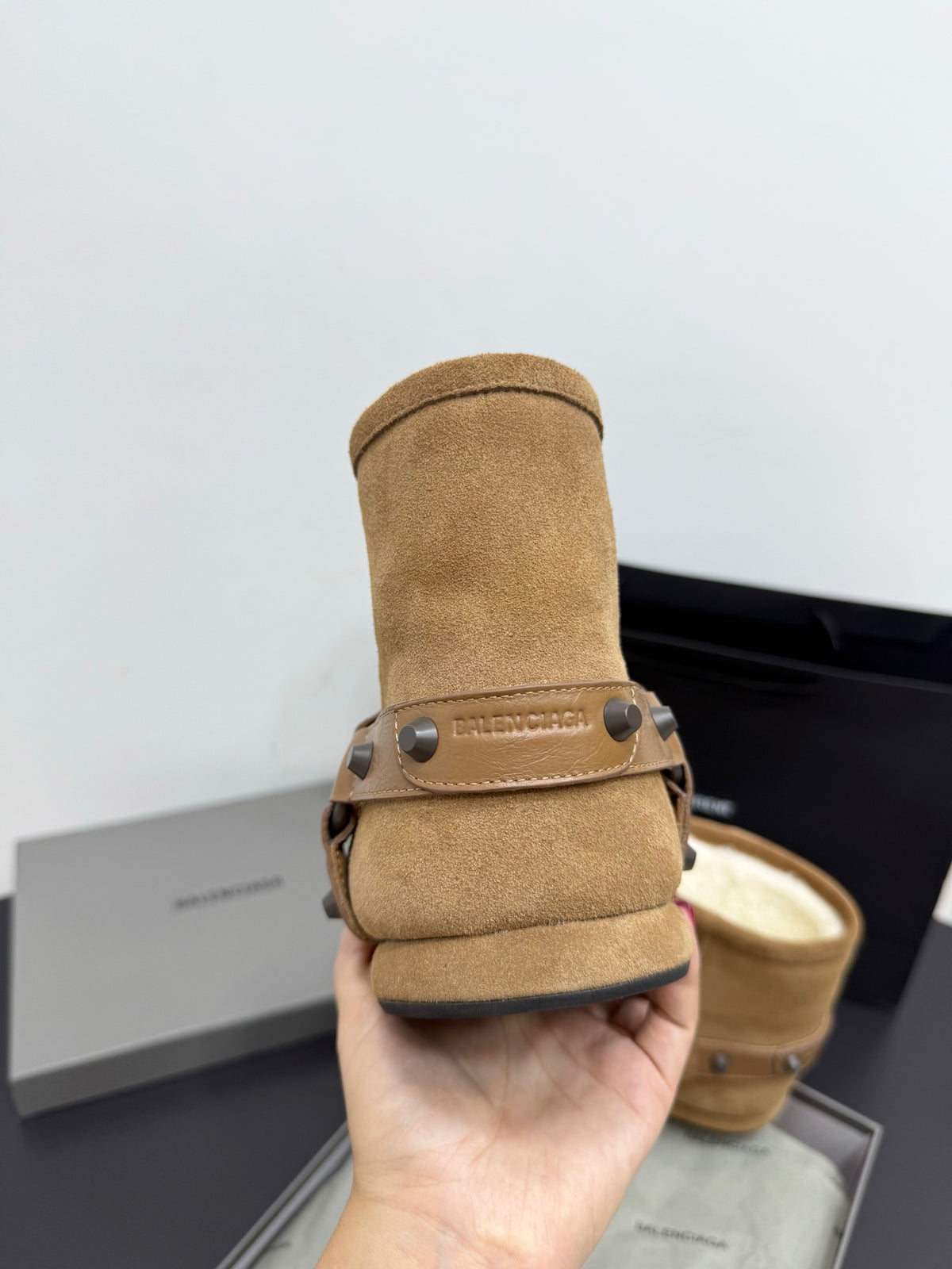 Balenciaga Black & Brown Boots EU 35-41 - detail image 8