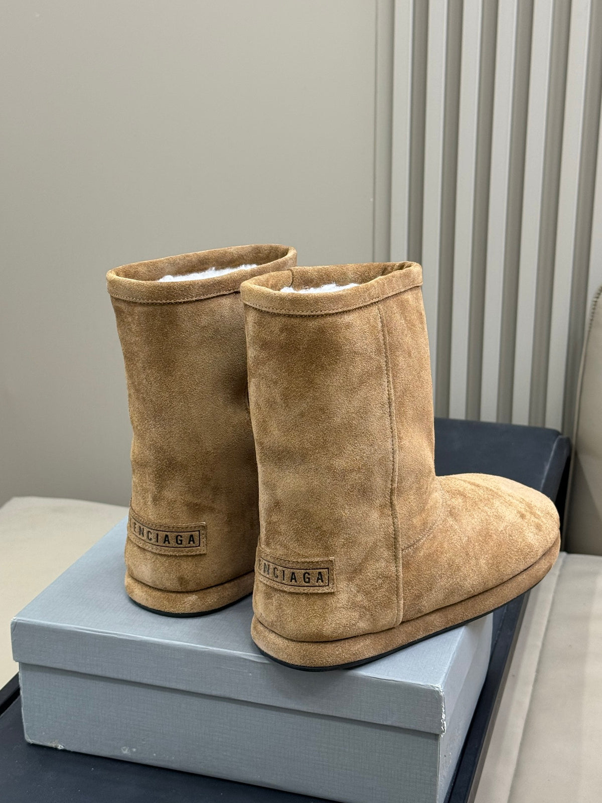 Balenciaga Brown & Rose Gold Boots EU 35-41 - detail image 4