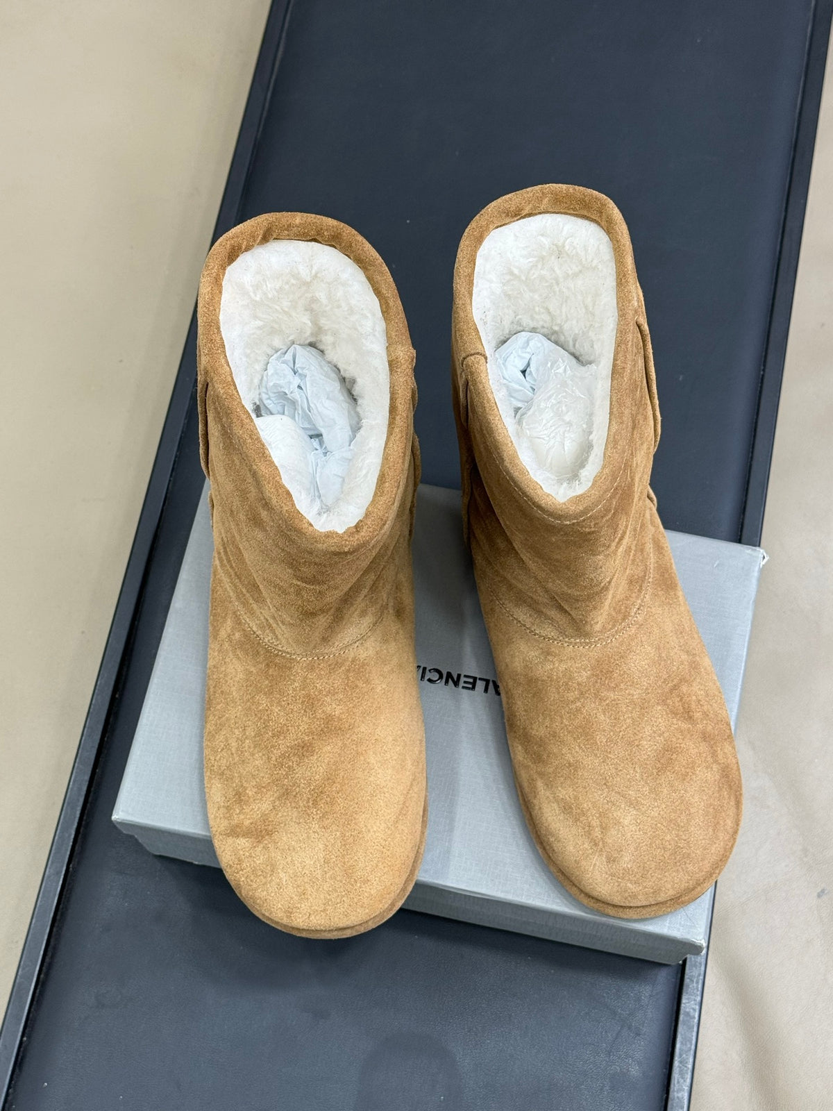 Balenciaga Brown & Rose Gold Boots EU 35-41 - detail image 3