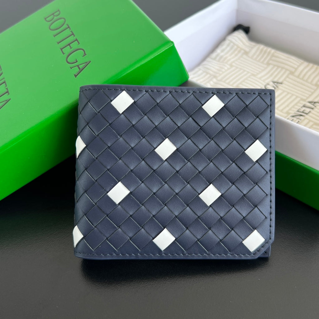 Bottega Veneta SIZE9 Black & Green Coin Purse
