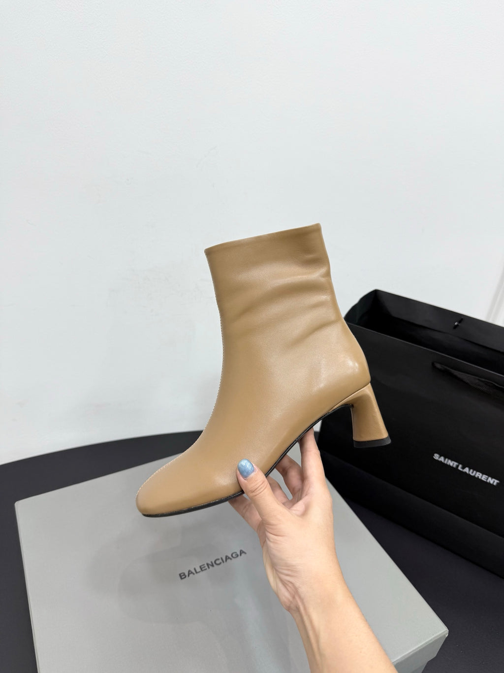 Balenciaga Black & Rose Gold Designer Shoes EU 35-41 Edition 7 - detail image 6