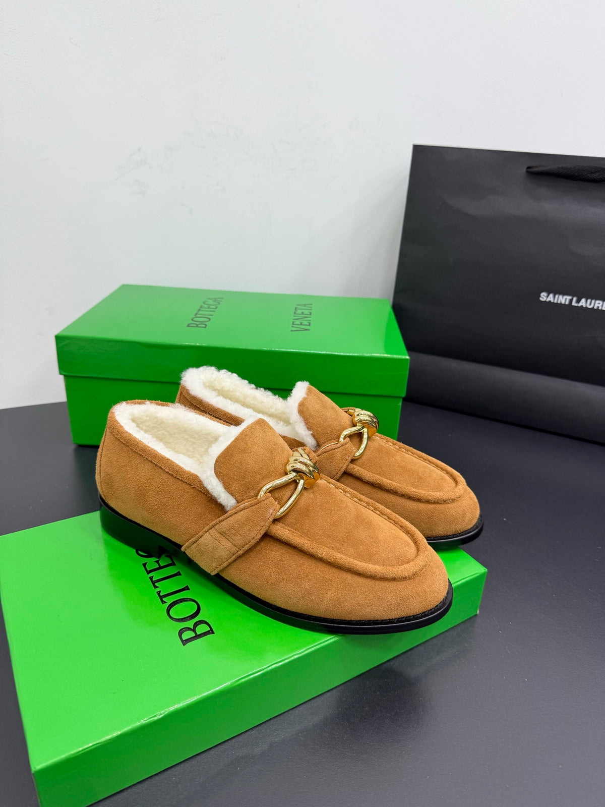 Bottega Veneta Black & Orange Designer Shoes EU 35-42 - detail image 2