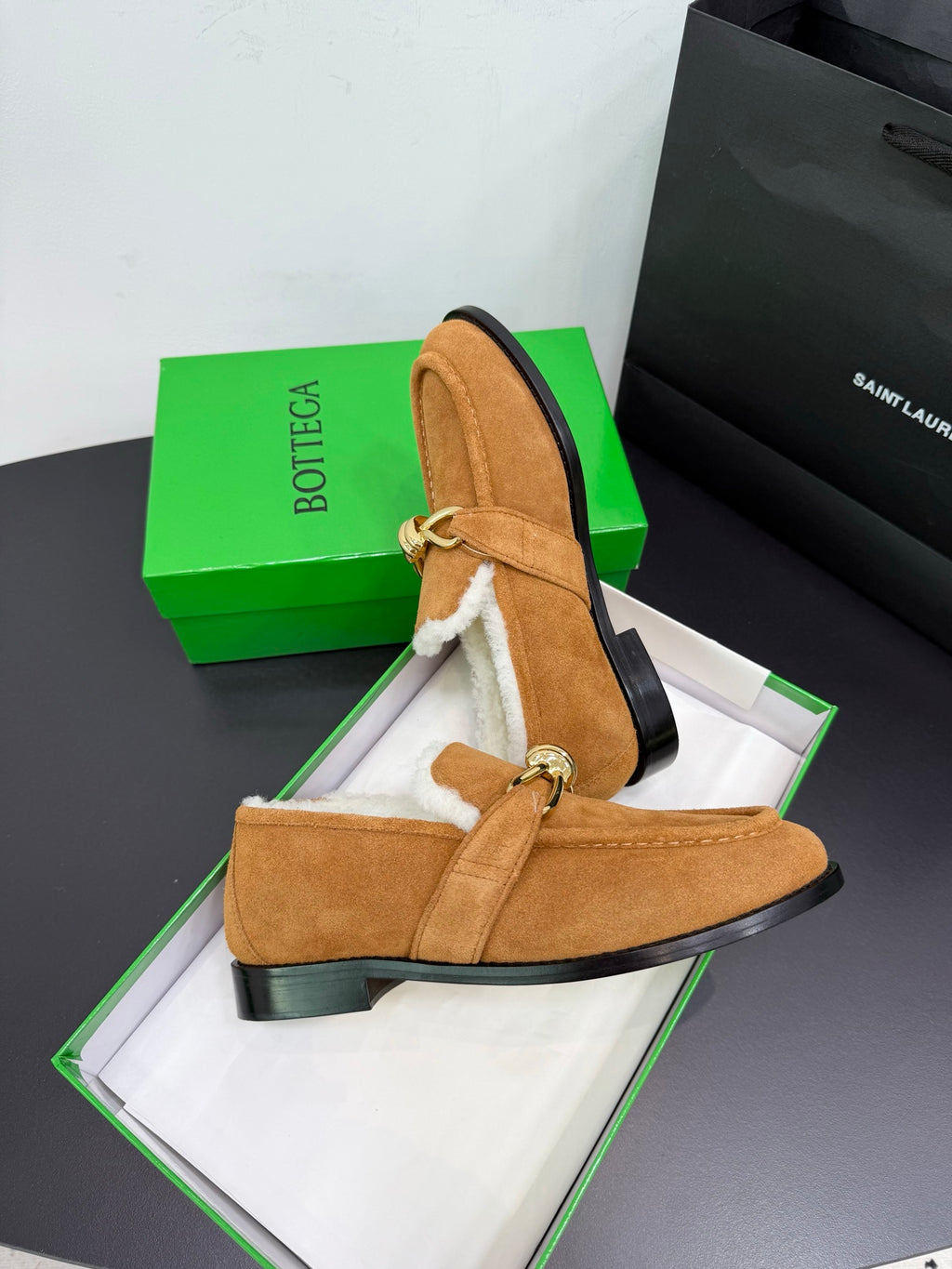 Bottega Veneta Black & Orange Designer Shoes EU 35-42 - detail image 4