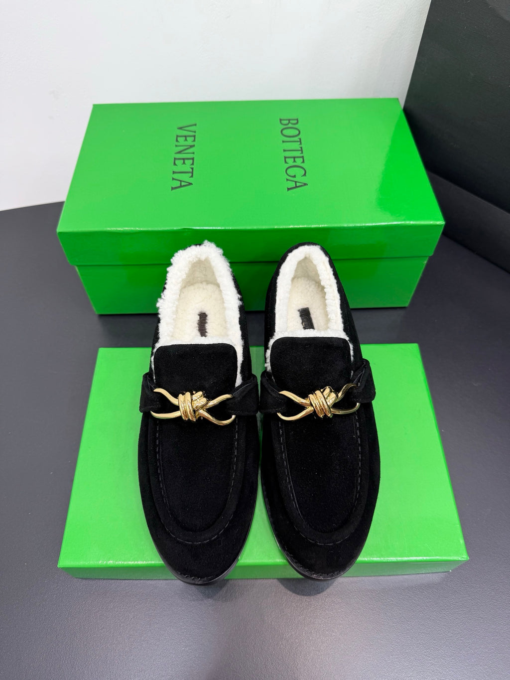 Bottega Veneta Black & Green Designer Shoes EU 35-42 Edition 13
