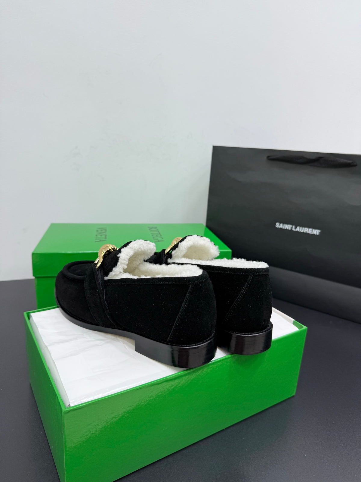 Bottega Veneta Black & Green Designer Shoes EU 35-42 Edition 13 - detail image 6