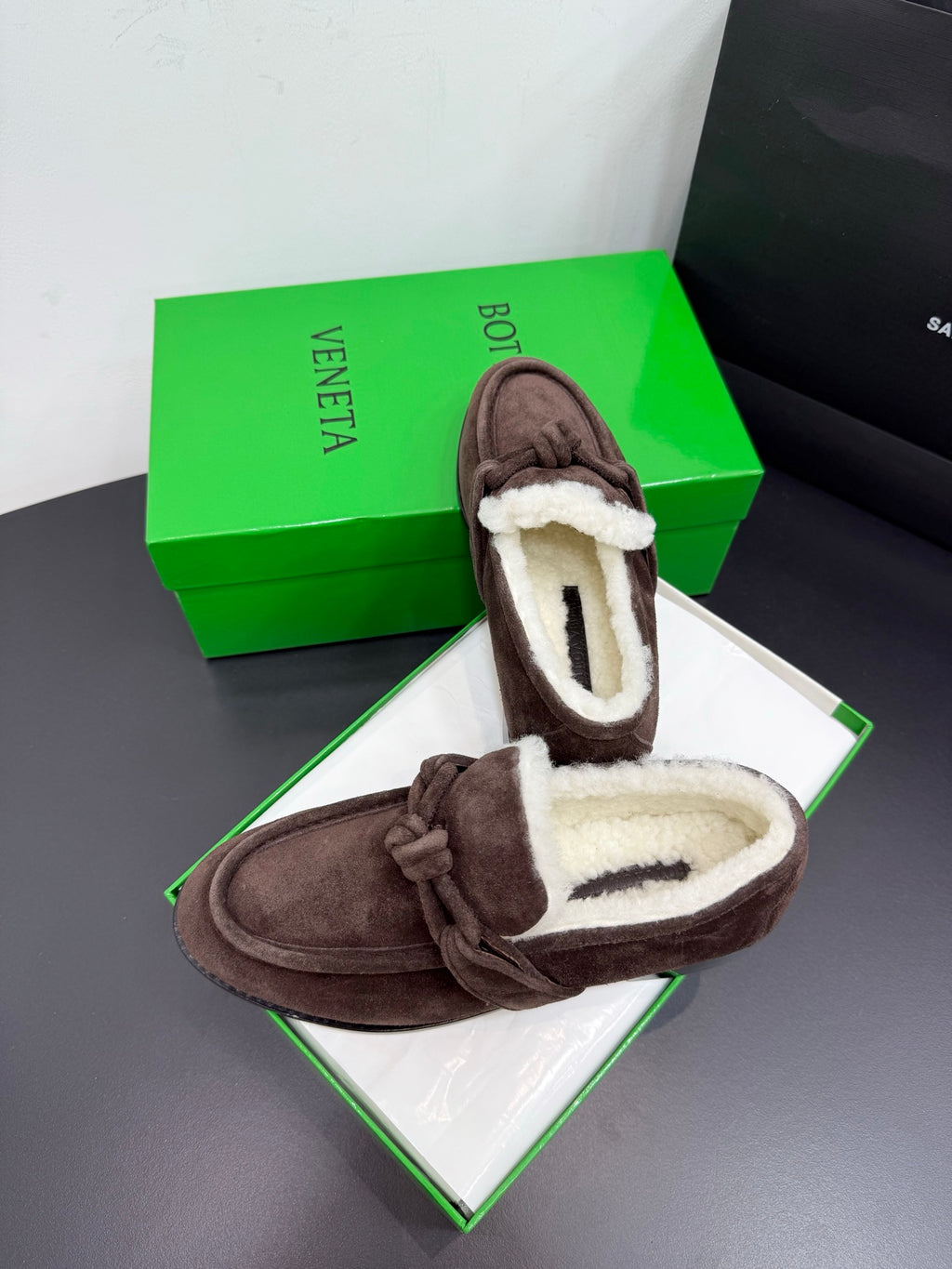 Bottega Veneta 40.41.42 Black & Green Loafers EU 35-42 Edition 5 - detail image 6