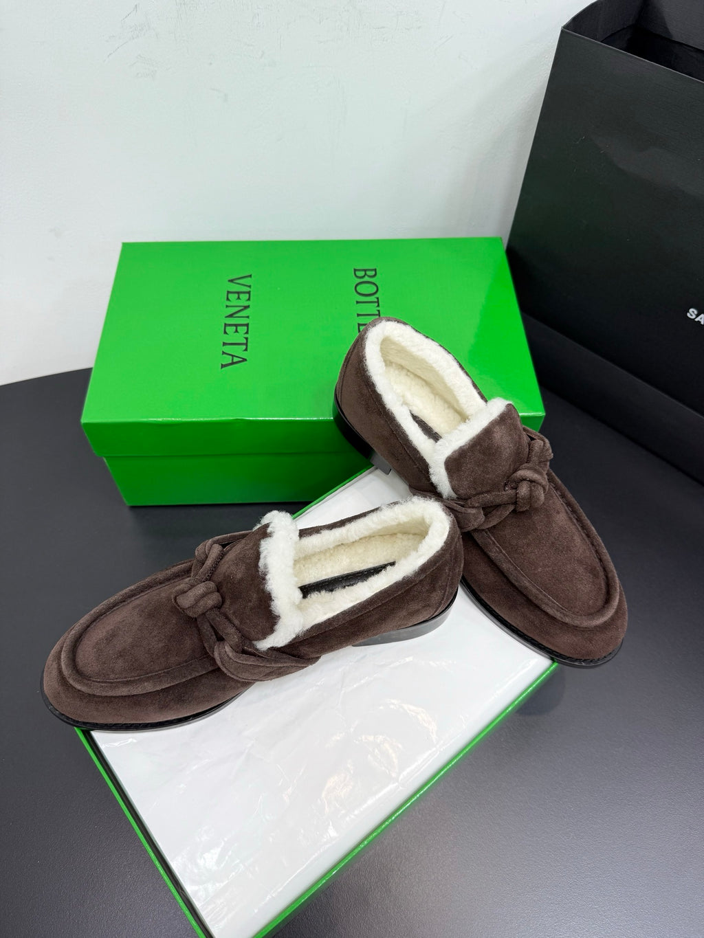 Bottega Veneta 40.41.42 Black & Green Loafers EU 35-42 Edition 5 - detail image 5