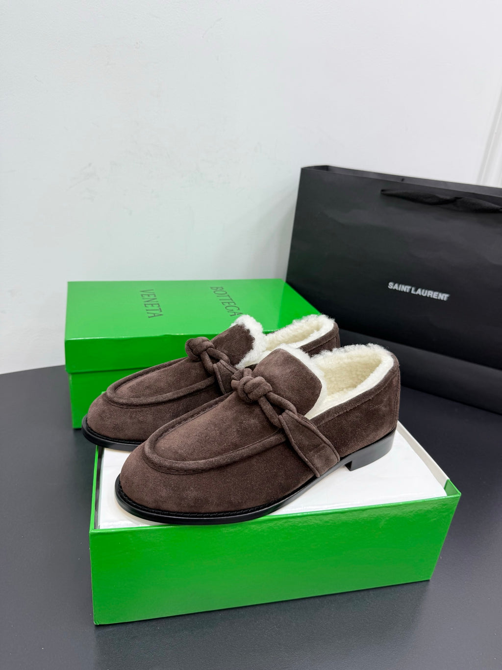 Bottega Veneta 40.41.42 Black & Green Loafers EU 35-42 Edition 5 - detail image 3