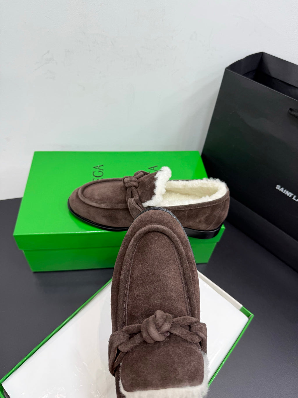Bottega Veneta 40.41.42 Black & Green Loafers EU 35-42 Edition 5 - detail image 7