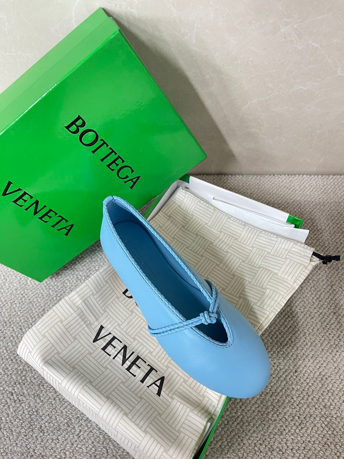 Bottega Veneta Green & Blue Designer Shoes EU 35-42 - detail image 6