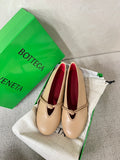 Bottega Veneta Green & Rose Gold Designer Shoes EU 35-42