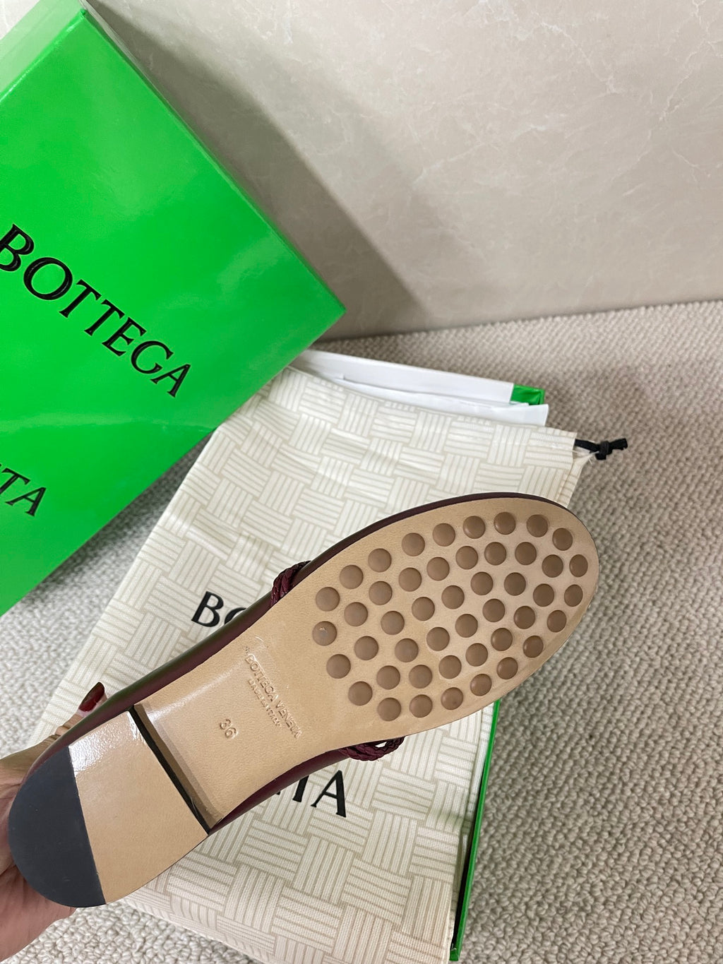 Bottega Veneta Green & Red Designer Shoes EU 35-42 - detail image 8