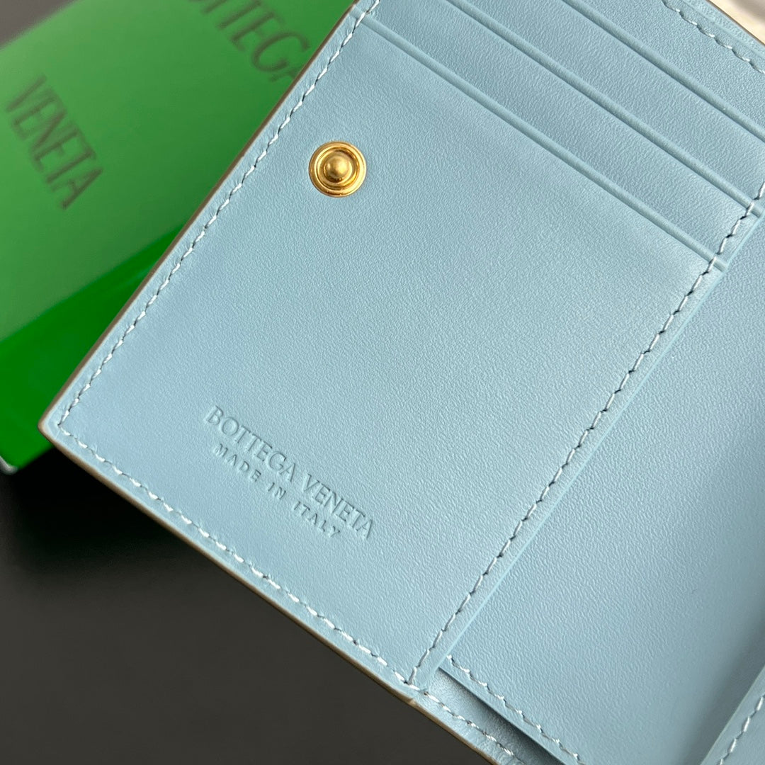 Bottega Veneta Black & Green Coin Purse - detail image 8