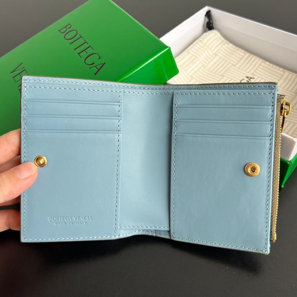 Bottega Veneta Black & Green Coin Purse - detail image 5