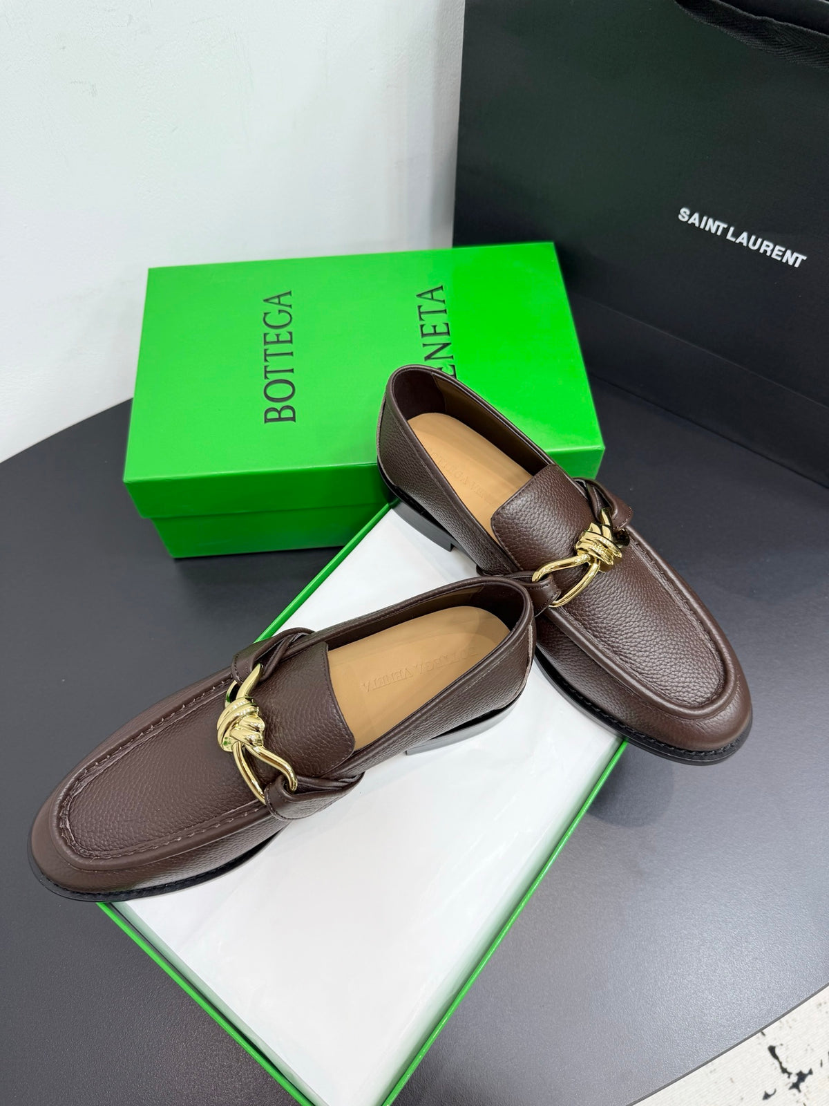 Bottega Veneta Black & Green Designer Shoes EU 35-42 Edition 18 - detail image 5
