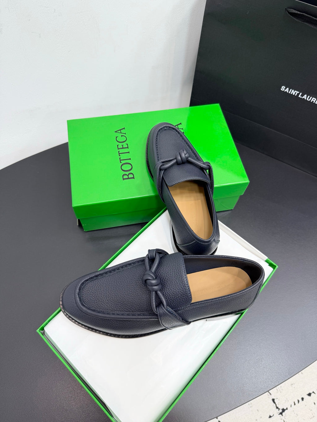 Bottega Veneta Black & Green Designer Shoes EU 35-42 Edition 17 - detail image 6