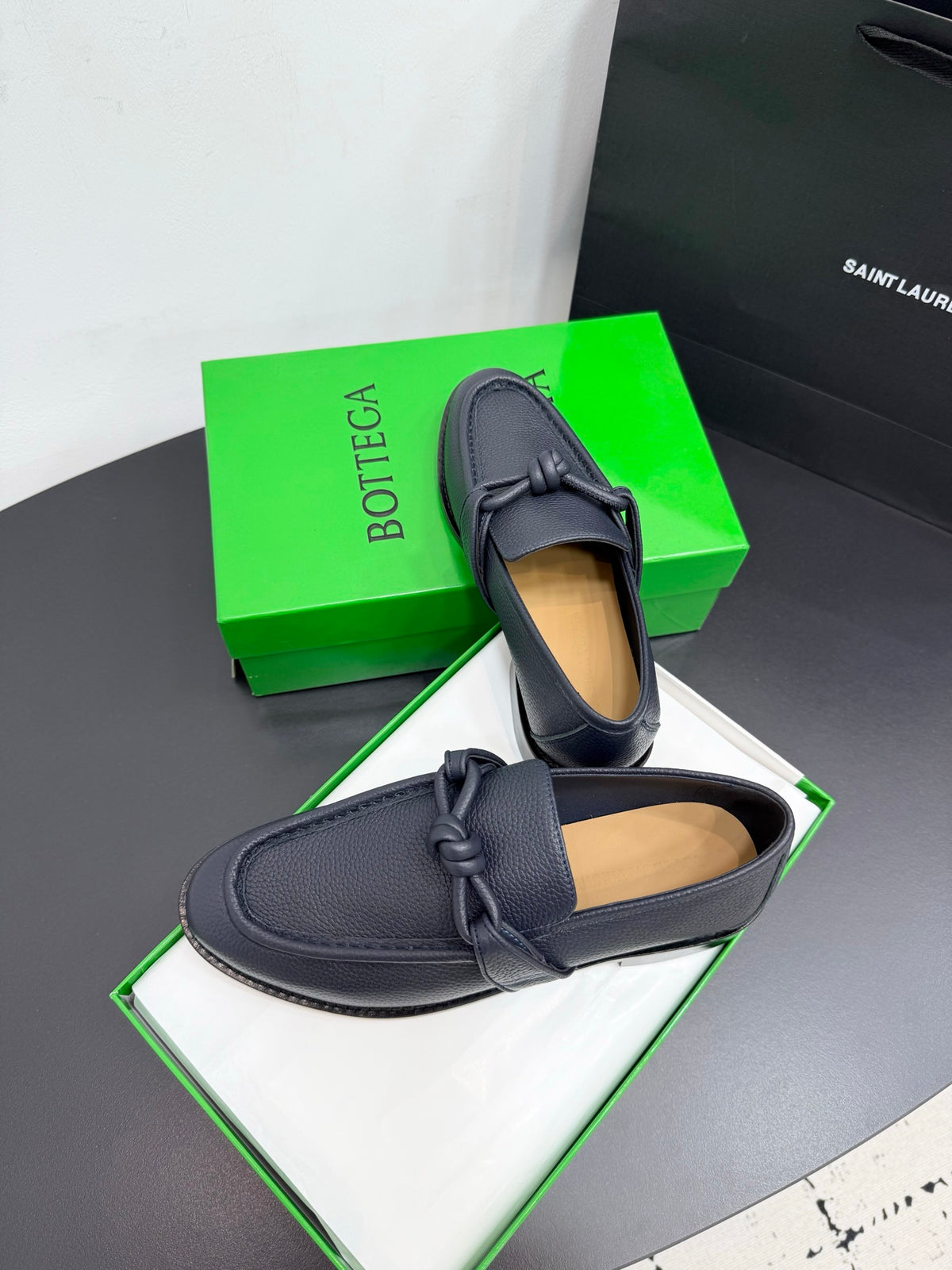 Bottega Veneta Black & Green Designer Shoes EU 35-42 Edition 17 - detail image 6