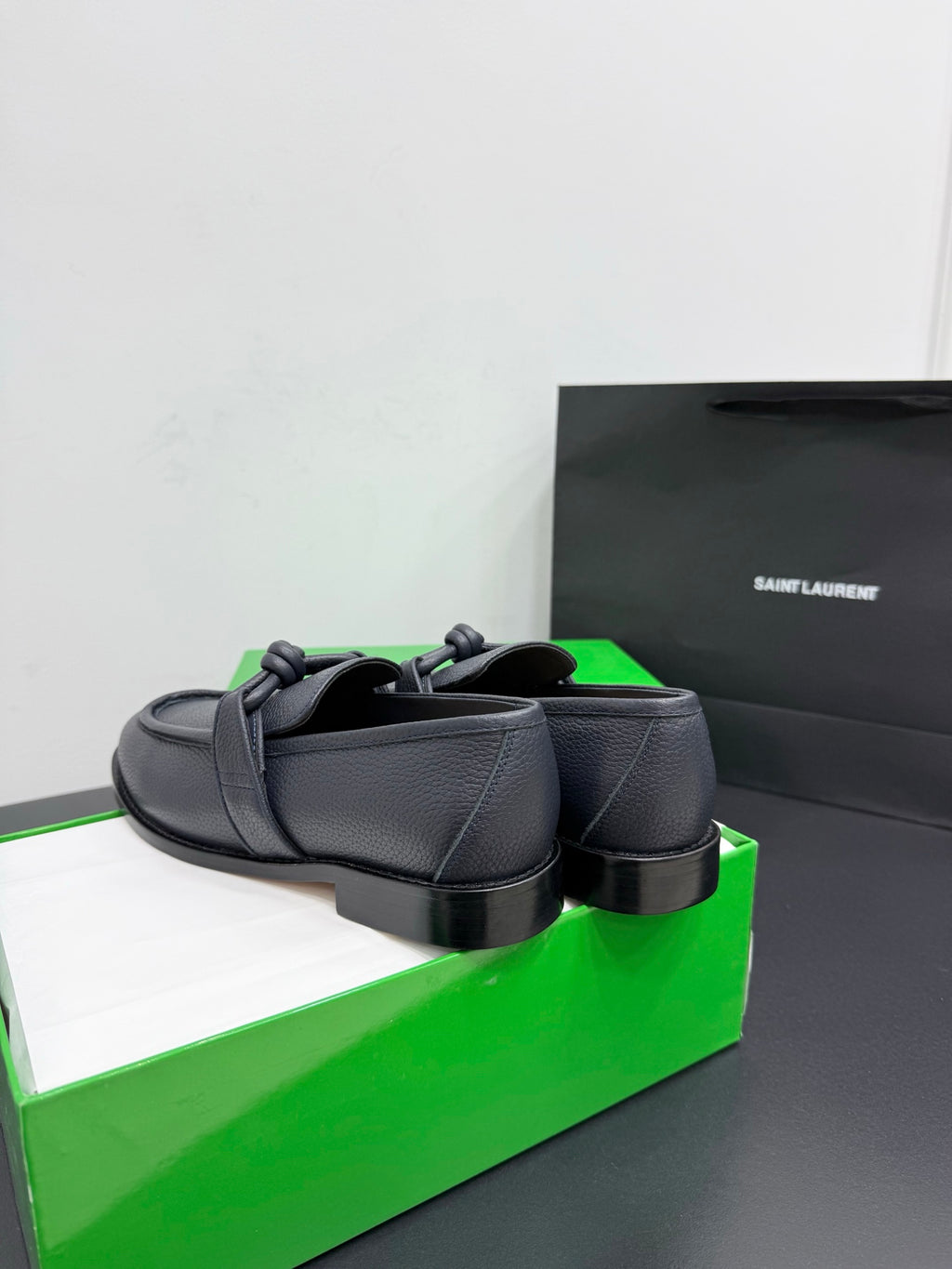 Bottega Veneta Black & Green Designer Shoes EU 35-42 Edition 17 - detail image 4