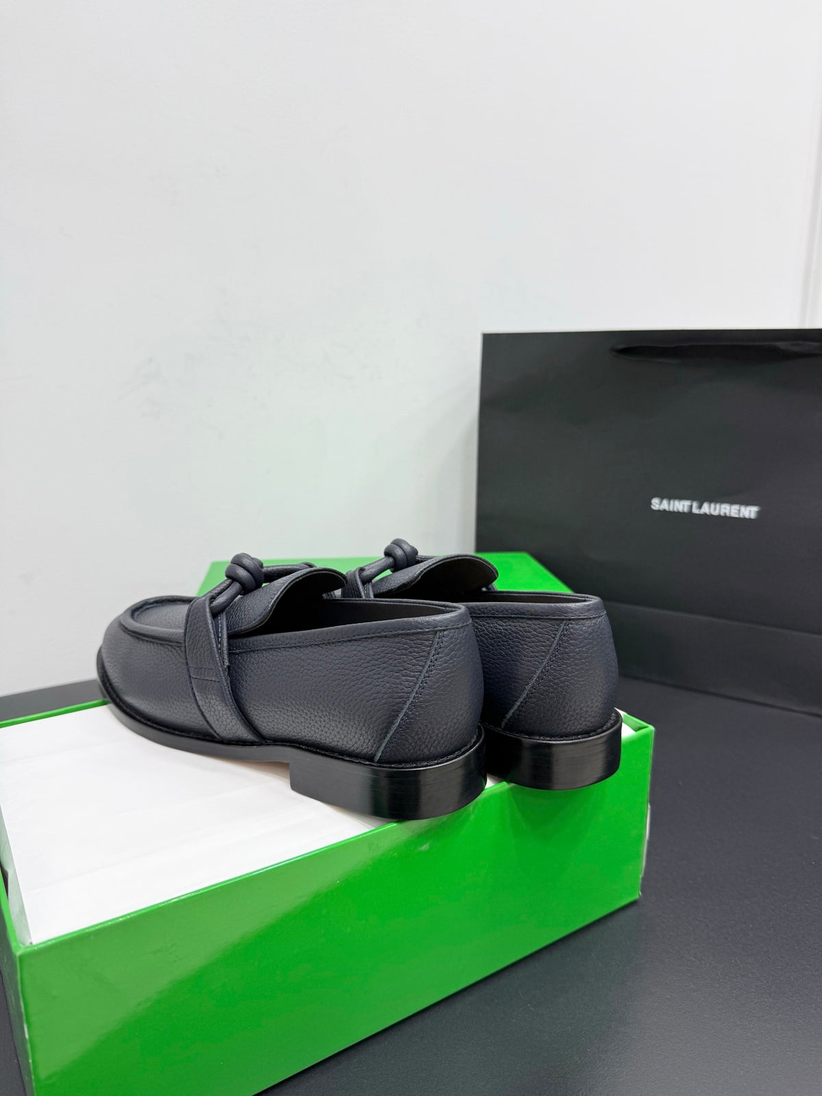Bottega Veneta Black & Green Designer Shoes EU 35-42 Edition 17 - detail image 4
