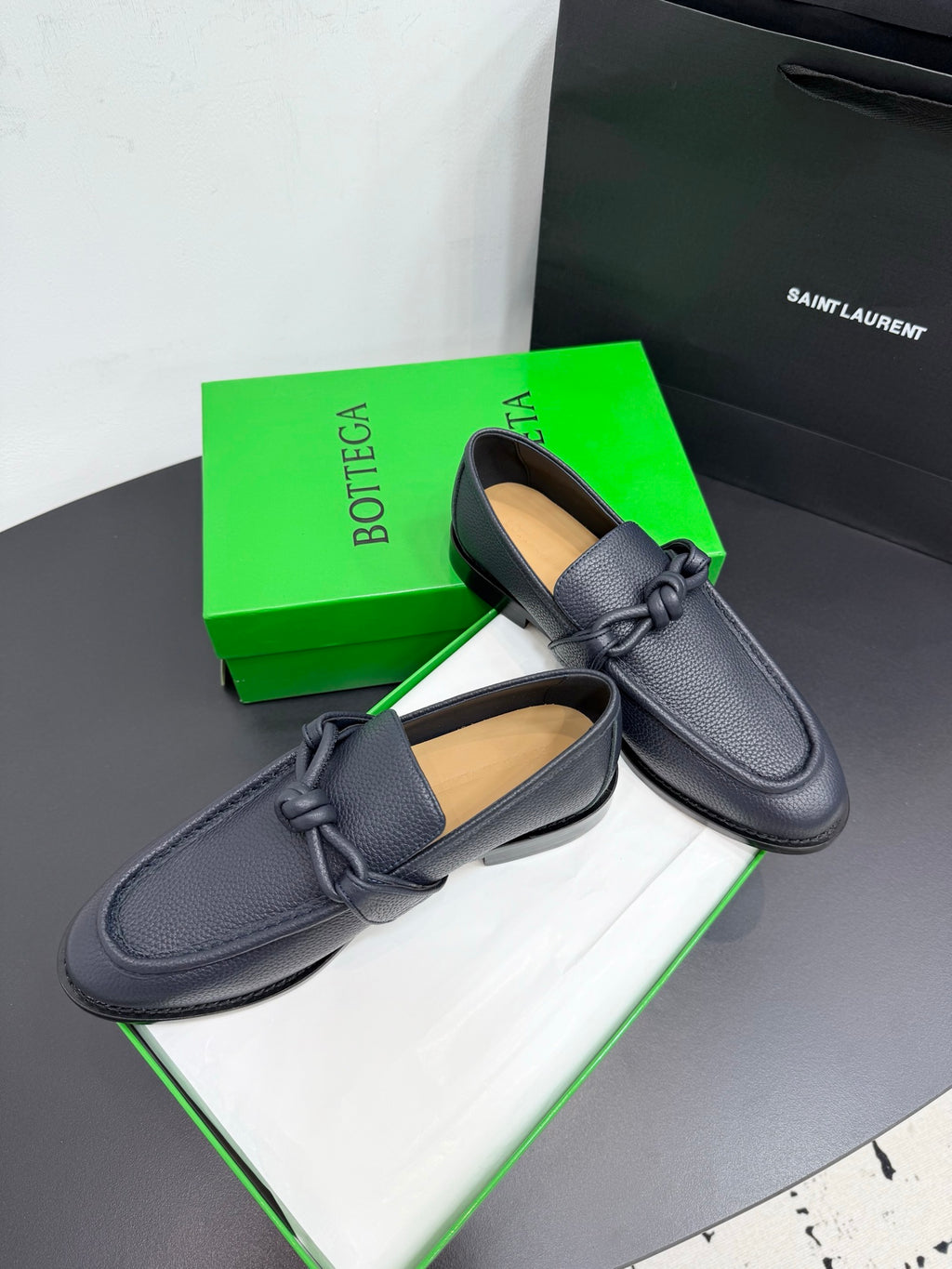 Bottega Veneta Black & Green Designer Shoes EU 35-42 Edition 17 - detail image 5