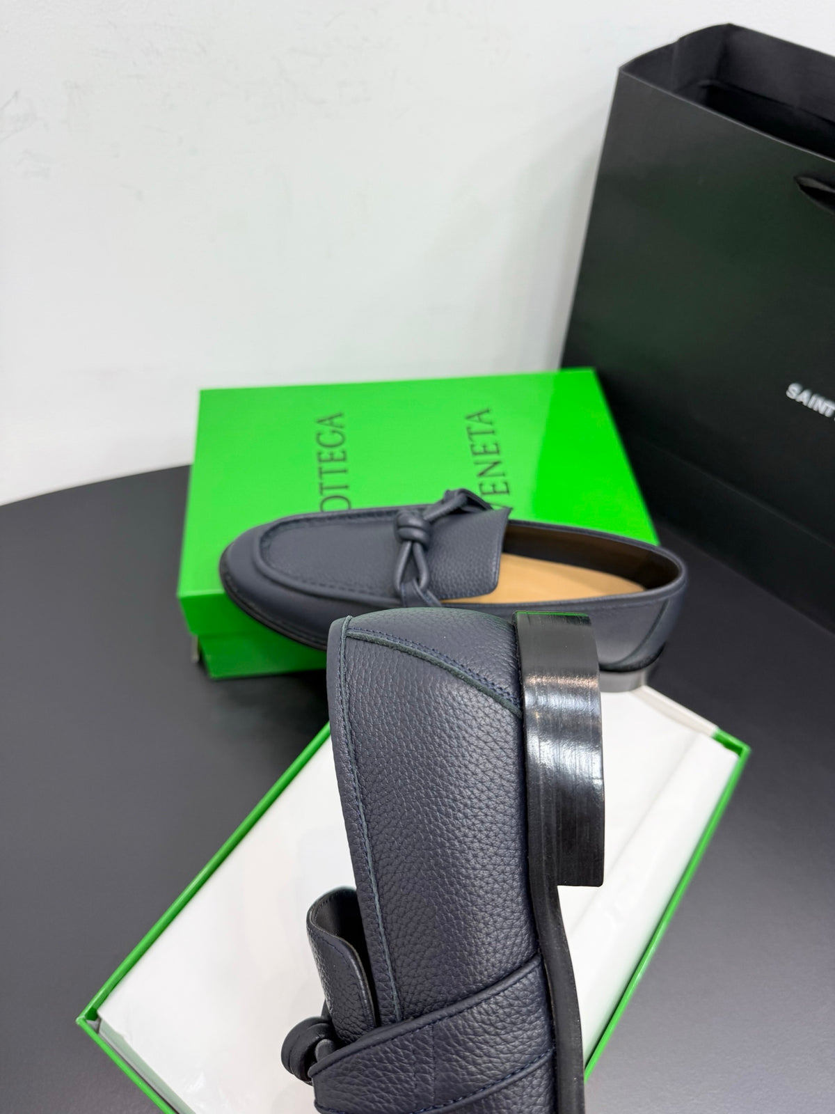 Bottega Veneta Black & Green Designer Shoes EU 35-42 Edition 17 - detail image 8