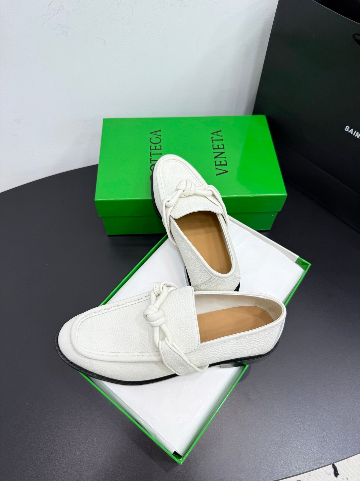 Bottega Veneta 40.41.42 Black & Green Loafers EU 35-42 Edition 6 - detail image 6