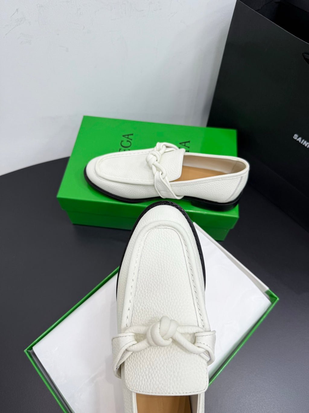 Bottega Veneta 40.41.42 Black & Green Loafers EU 35-42 Edition 6 - detail image 7