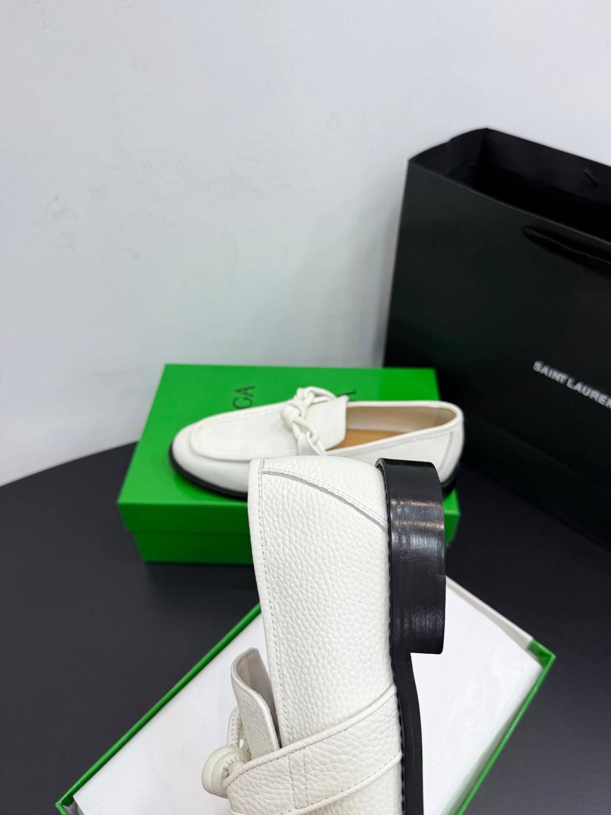 Bottega Veneta 40.41.42 Black & Green Loafers EU 35-42 Edition 6 - detail image 8