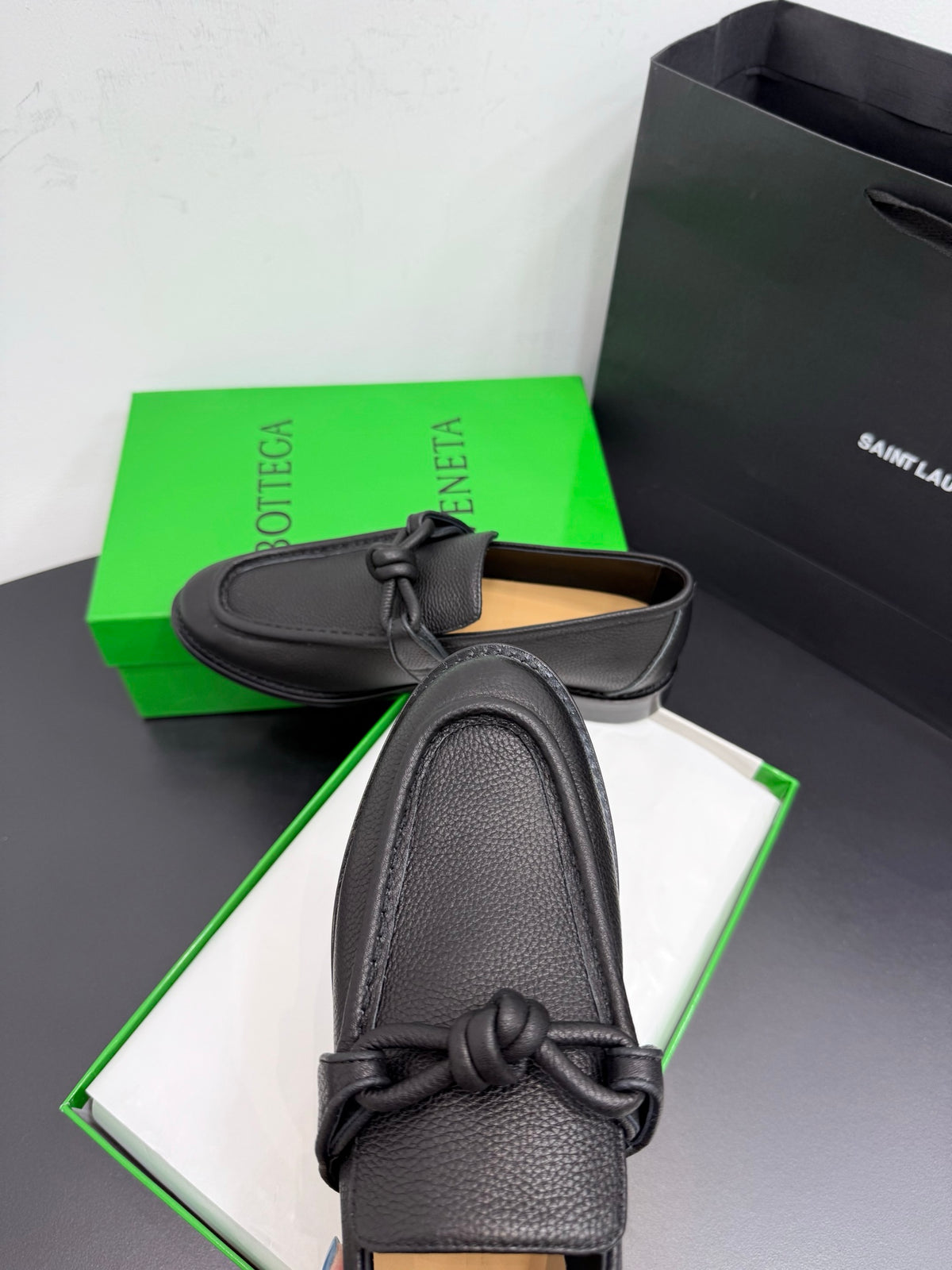 Bottega Veneta Black & Green Designer Shoes EU 35-42 Edition 15 - detail image 7