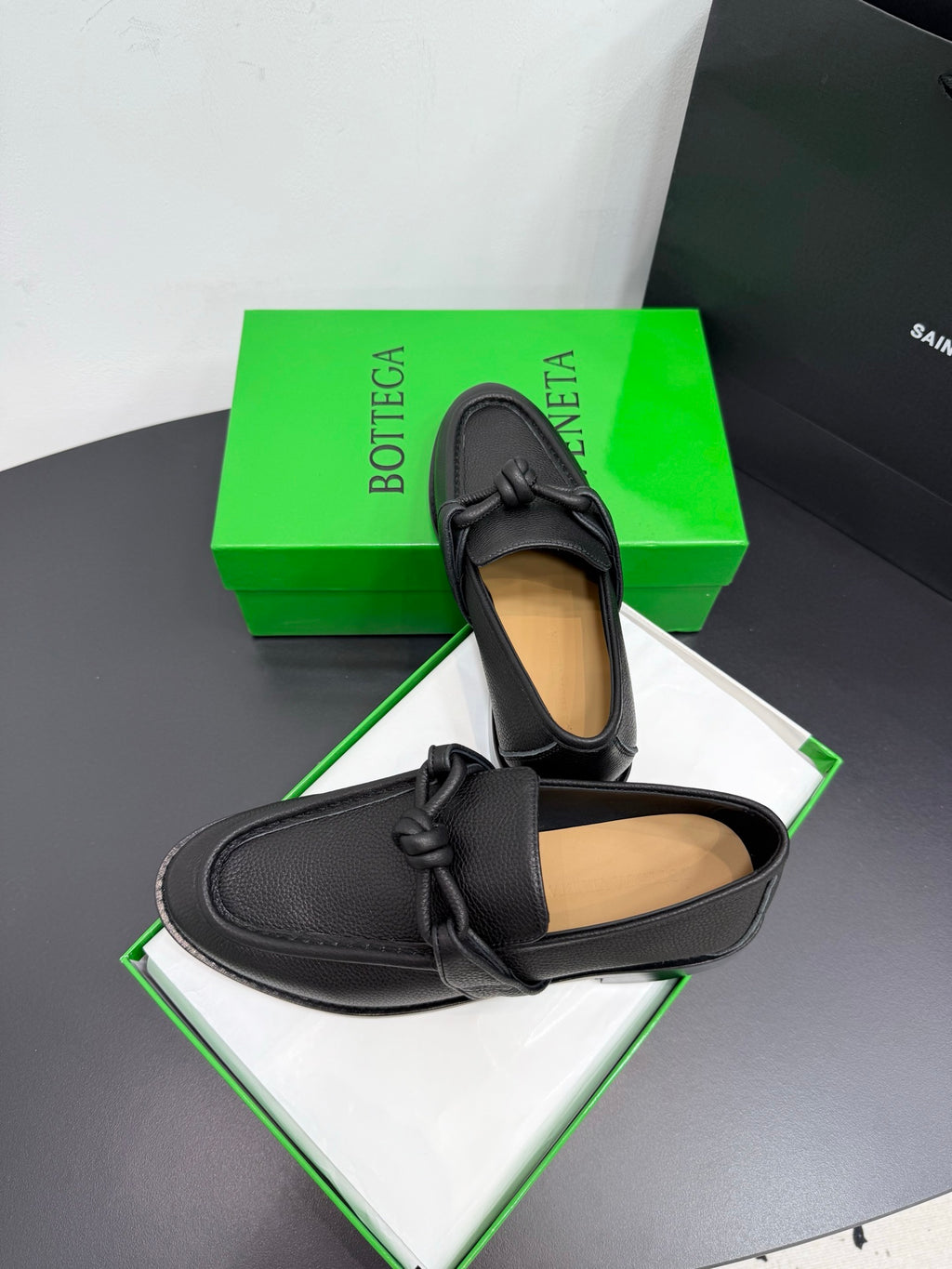 Bottega Veneta Black & Green Designer Shoes EU 35-42 Edition 15 - detail image 6