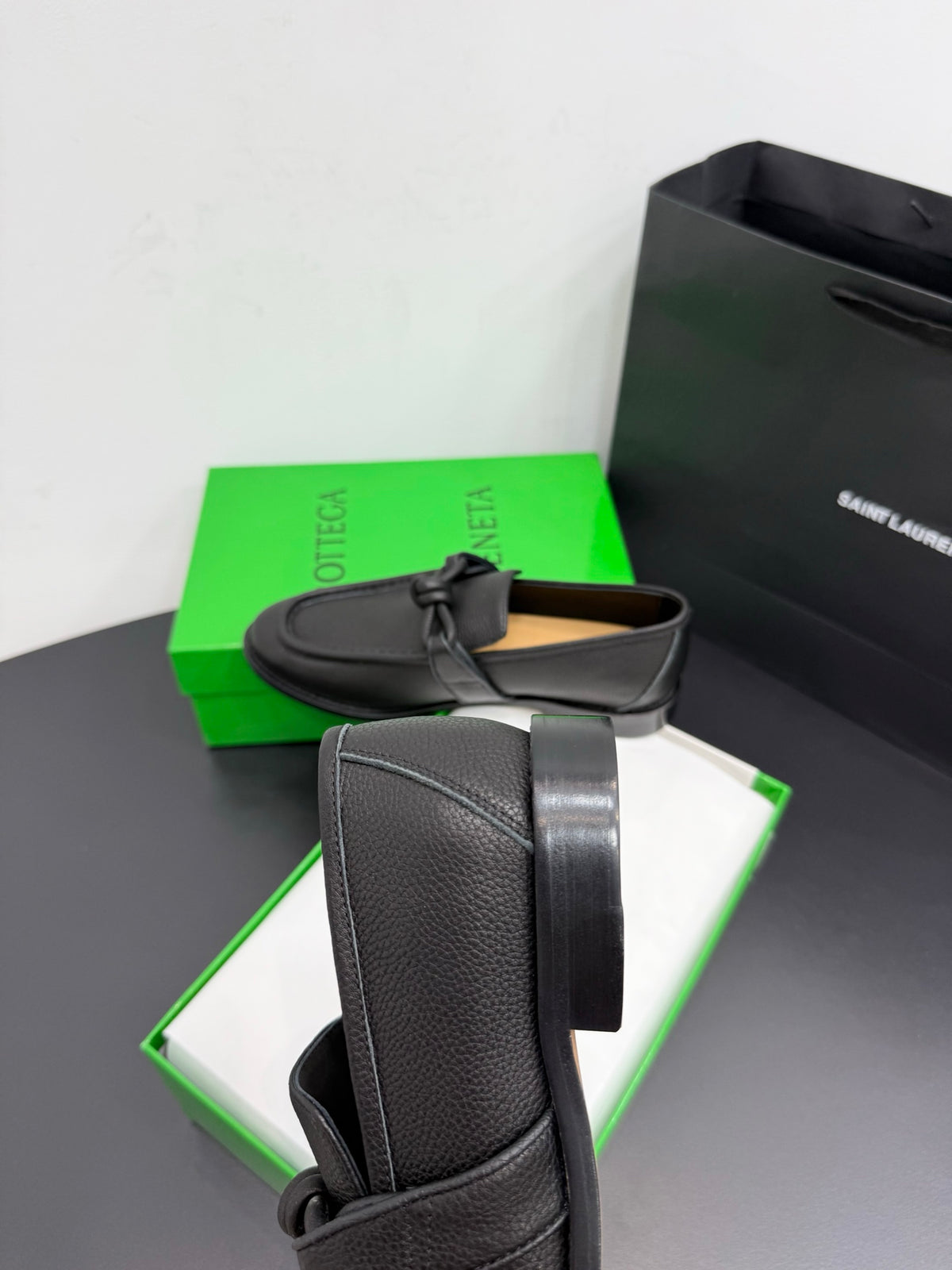 Bottega Veneta Black & Green Designer Shoes EU 35-42 Edition 15 - detail image 8