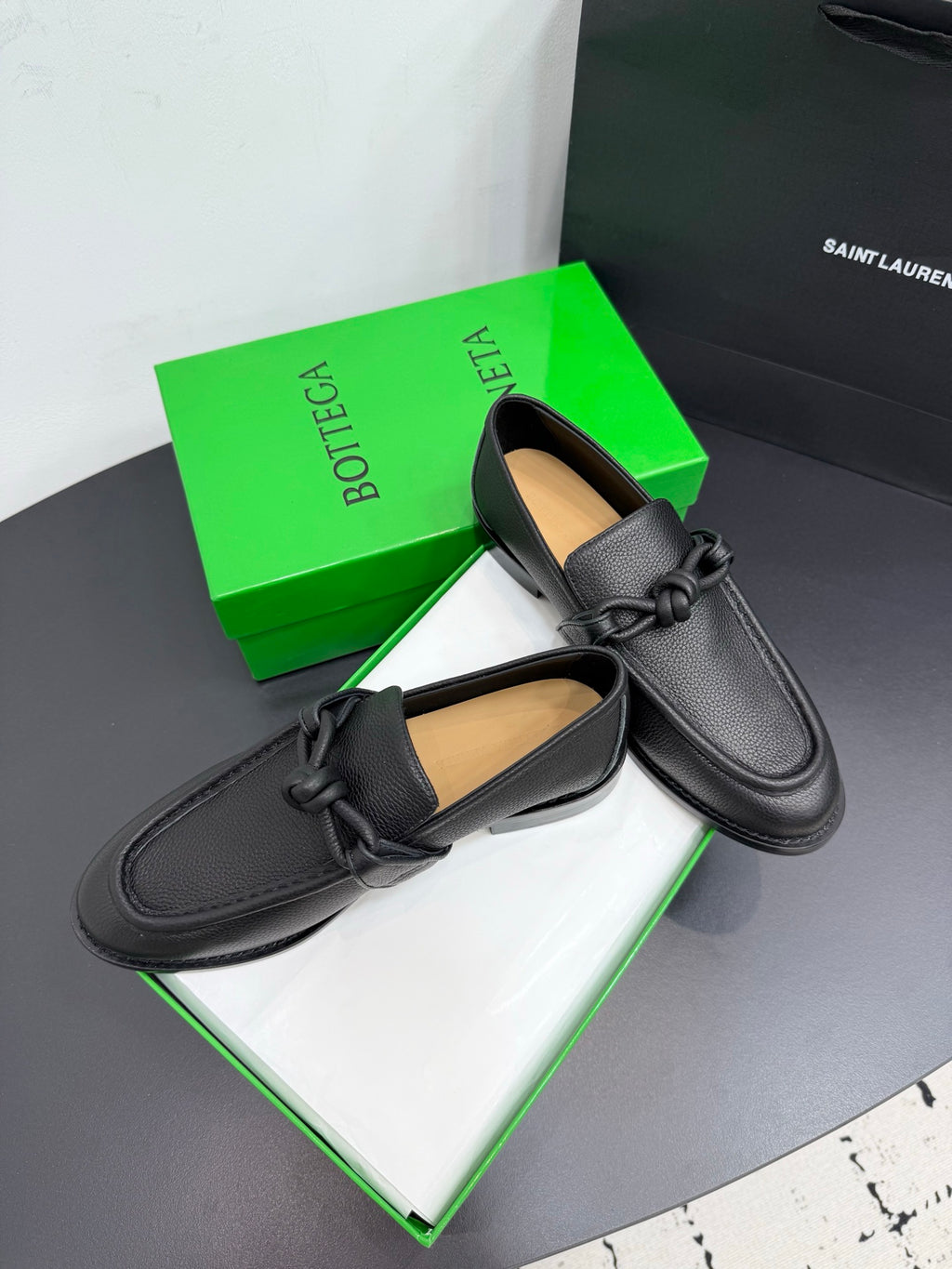 Bottega Veneta Black & Green Designer Shoes EU 35-42 Edition 15 - detail image 5