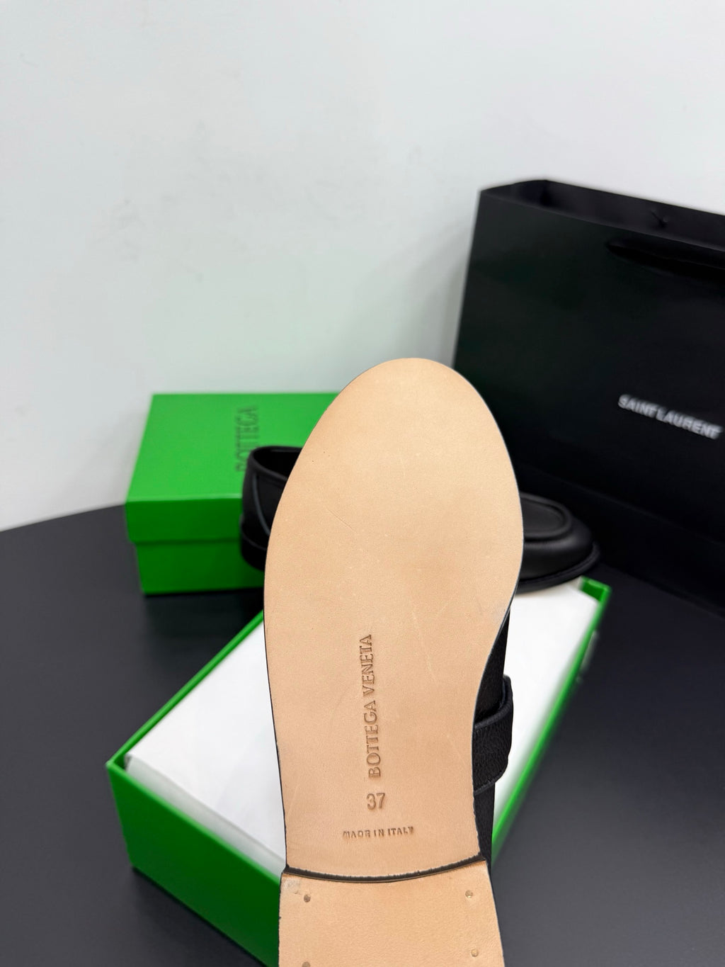 Bottega Veneta Black & Green Designer Shoes EU 35-42 Edition 15 - detail image 9
