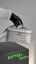 Bottega Veneta Silver & Black Designer Handbag Edition 3